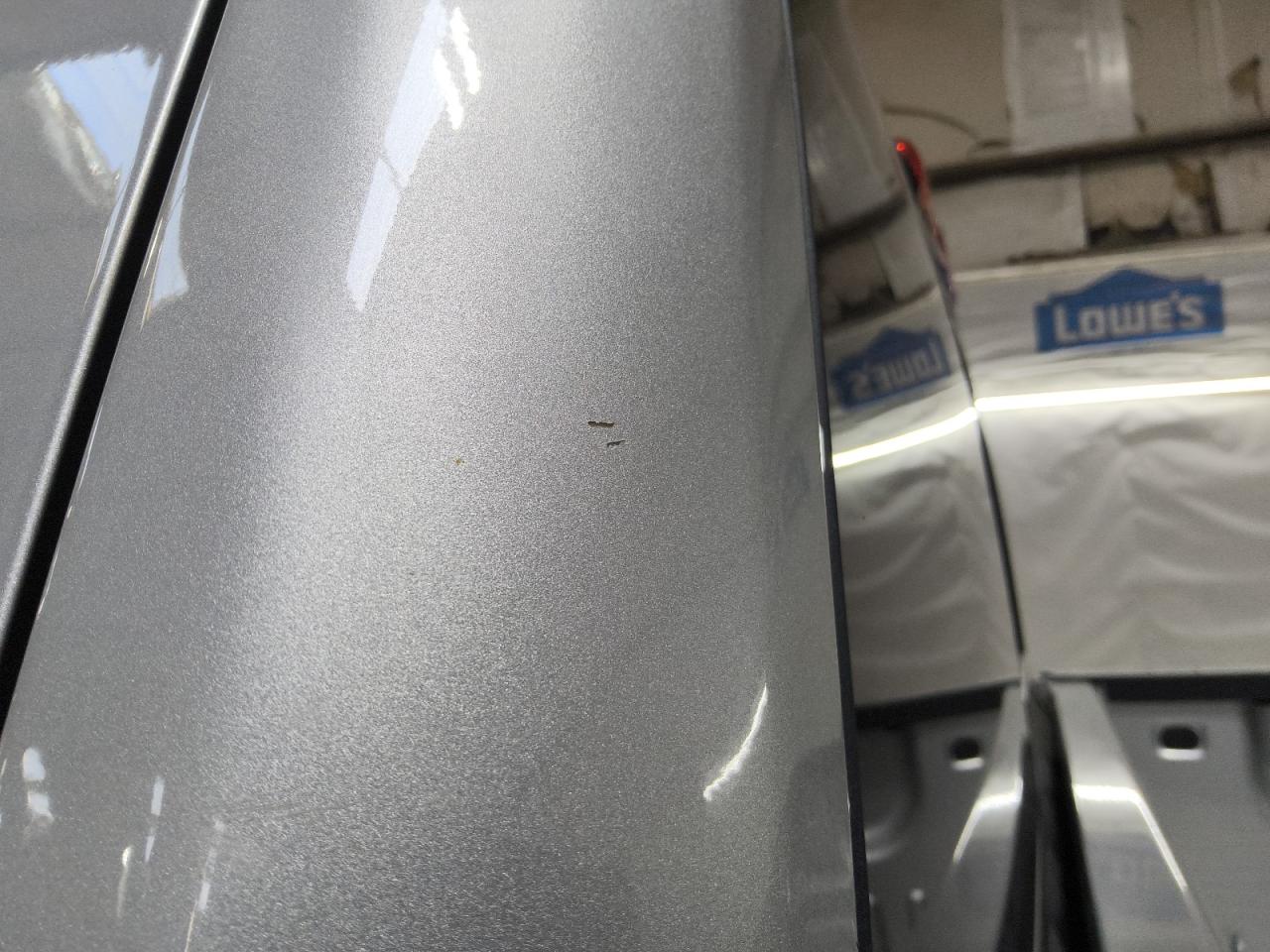 2015 Chevrolet Silverado K1500 Ltz Silver vin: 3GCUKSEJ7FG359889 Damage: Left Drip Rail, Heavy Scratch, 1/2 To 1 Inch