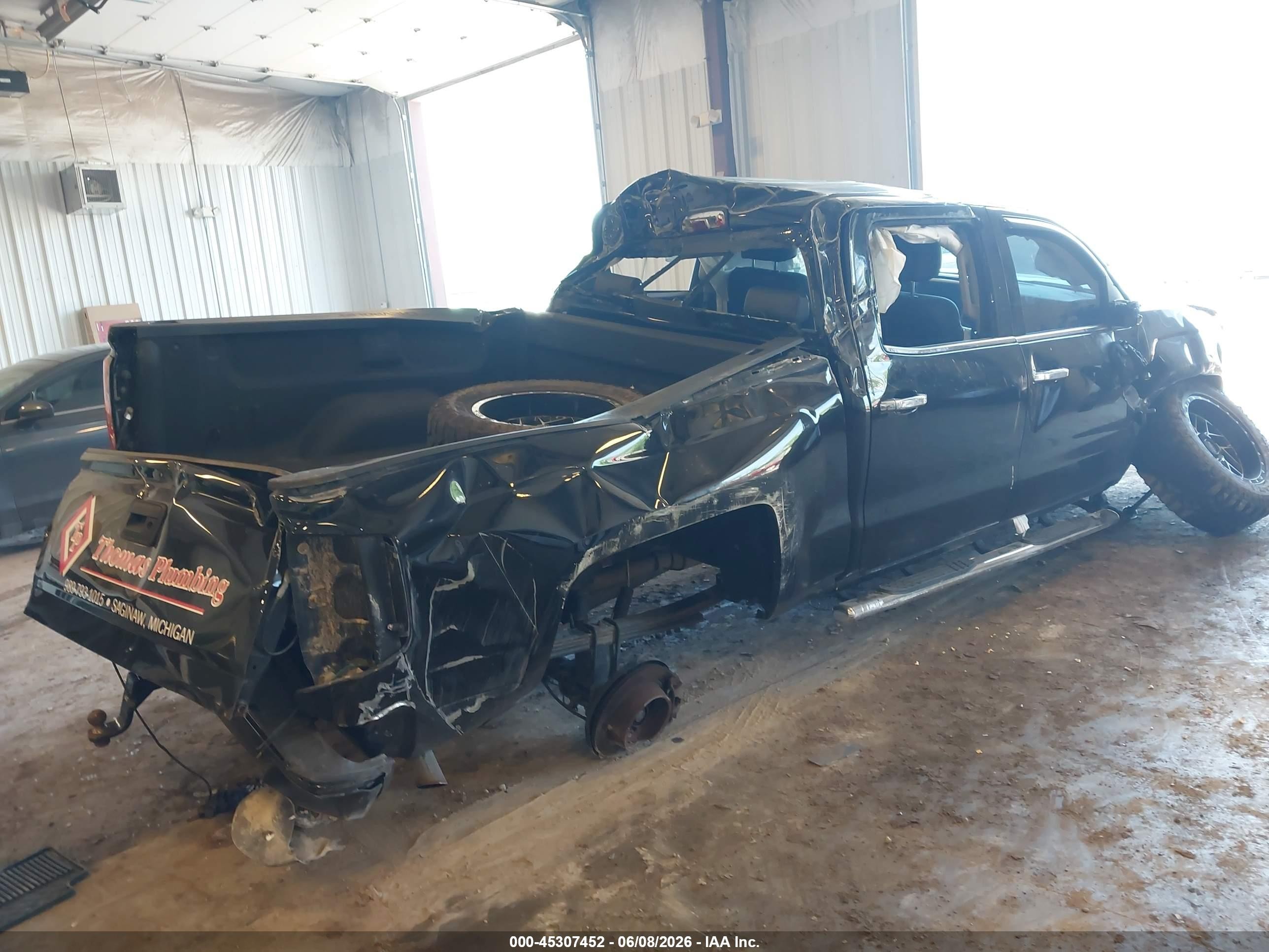2015 Chevrolet Silverado 1500 Ltz Black vin: 3GCUKSEJ7FG474797