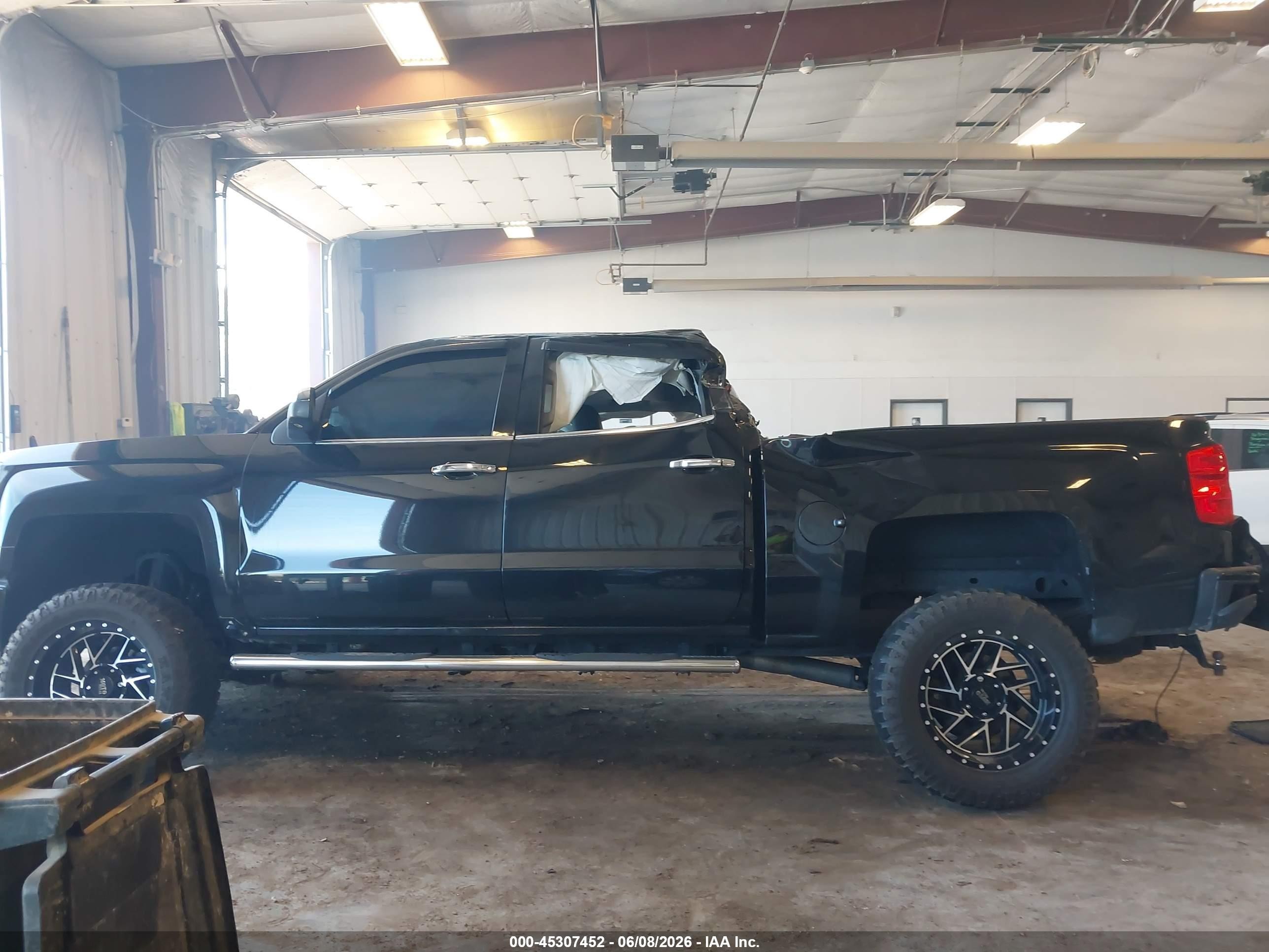2015 Chevrolet Silverado 1500 Ltz Black vin: 3GCUKSEJ7FG474797