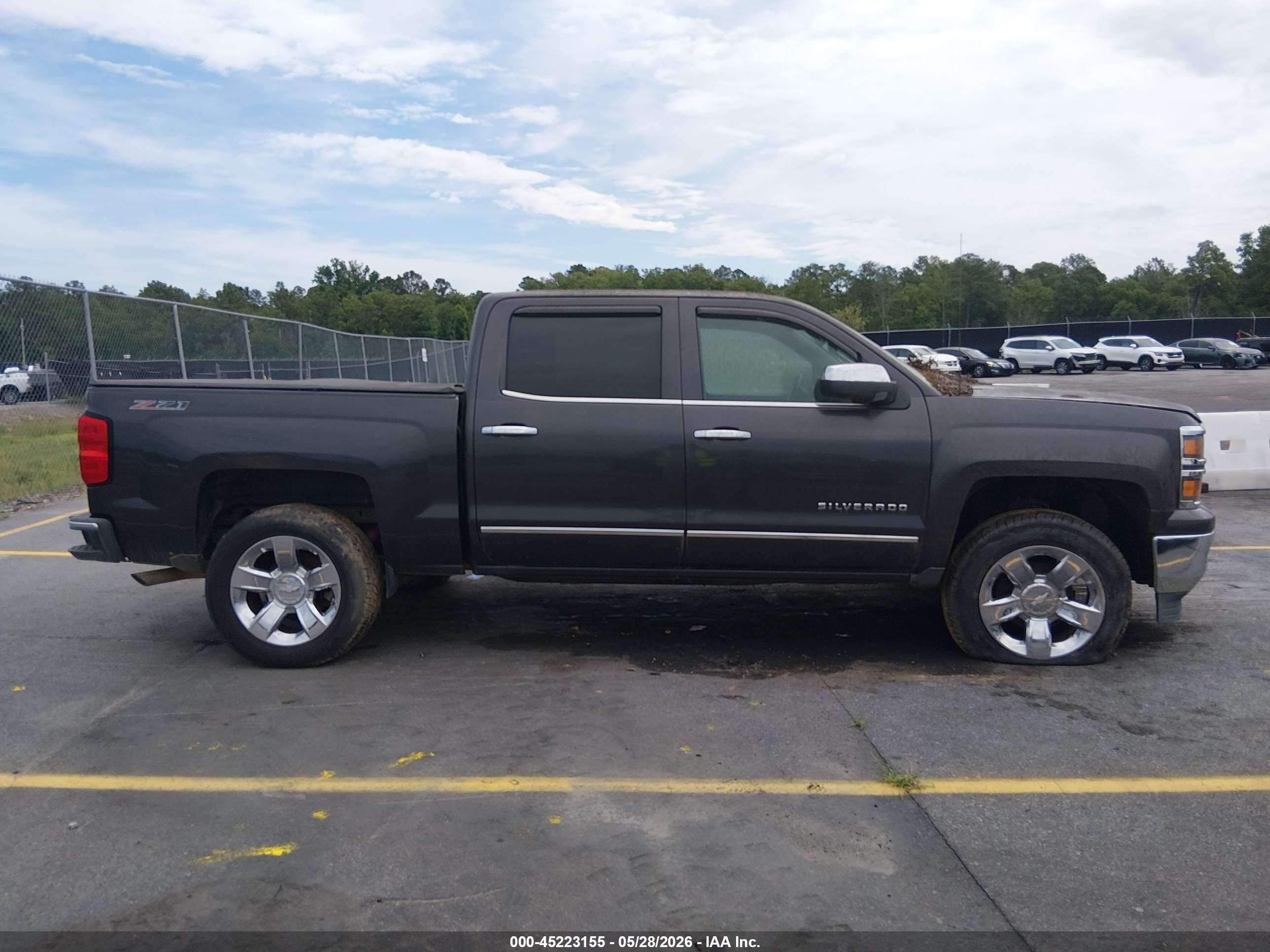 2015 Chevrolet Silverado 1500 2lz Black vin: 3GCUKSEJ8FG441744