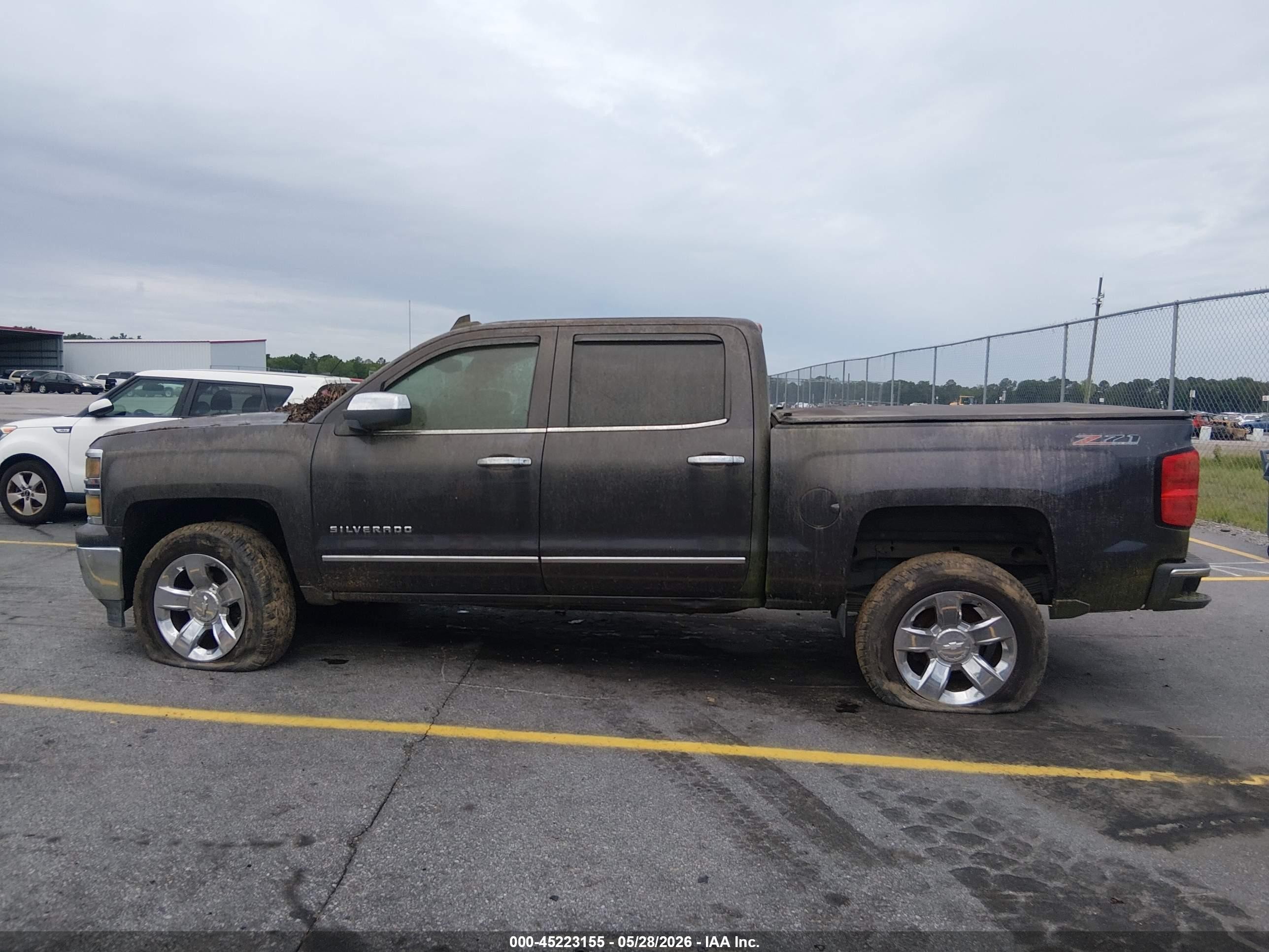2015 Chevrolet Silverado 1500 2lz Black vin: 3GCUKSEJ8FG441744