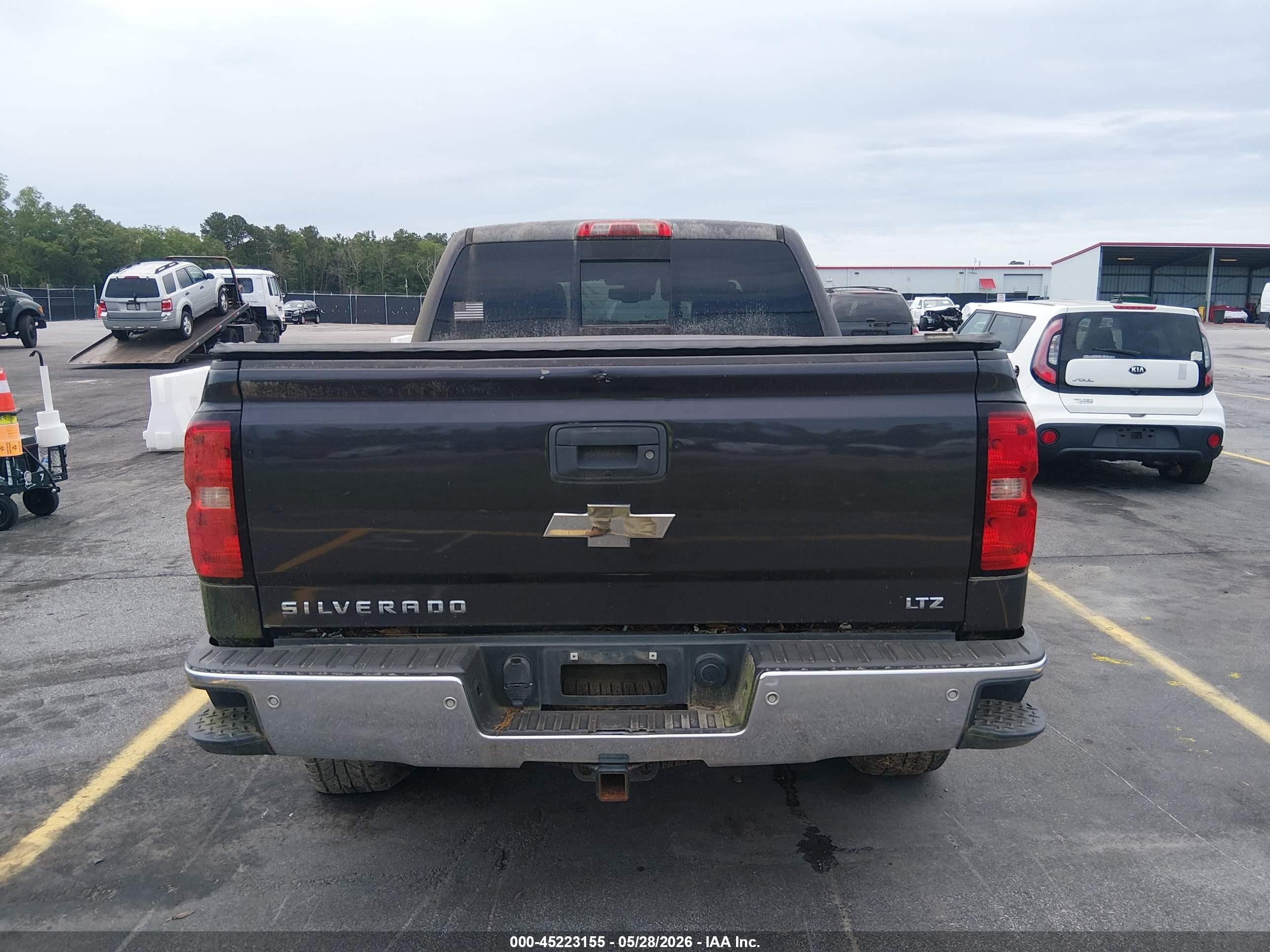 2015 Chevrolet Silverado 1500 2lz Black vin: 3GCUKSEJ8FG441744