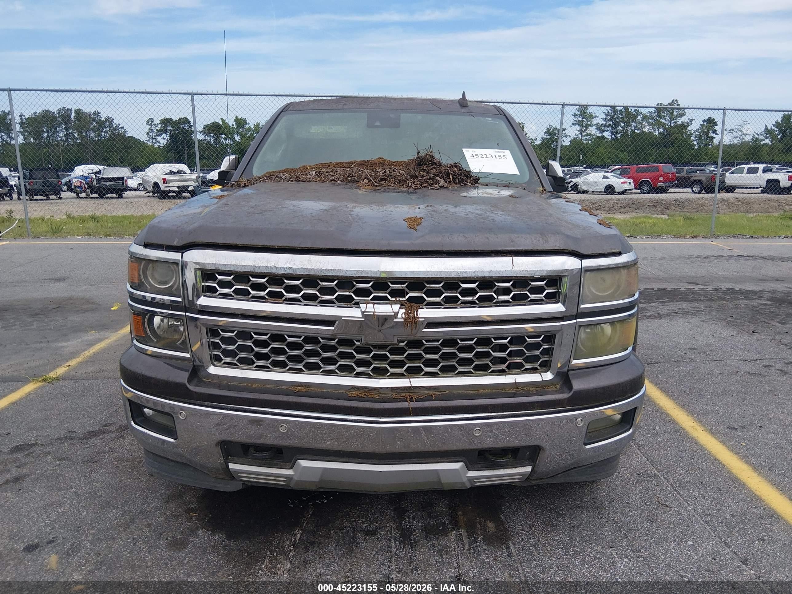 2015 Chevrolet Silverado 1500 2lz Black vin: 3GCUKSEJ8FG441744