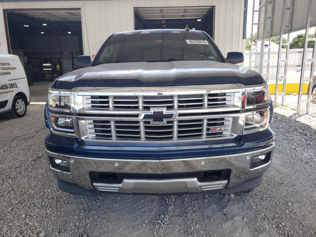 2015 Chevrolet Silverado K1500 Ltz Blue vin: 3GCUKSEJ9FG346657