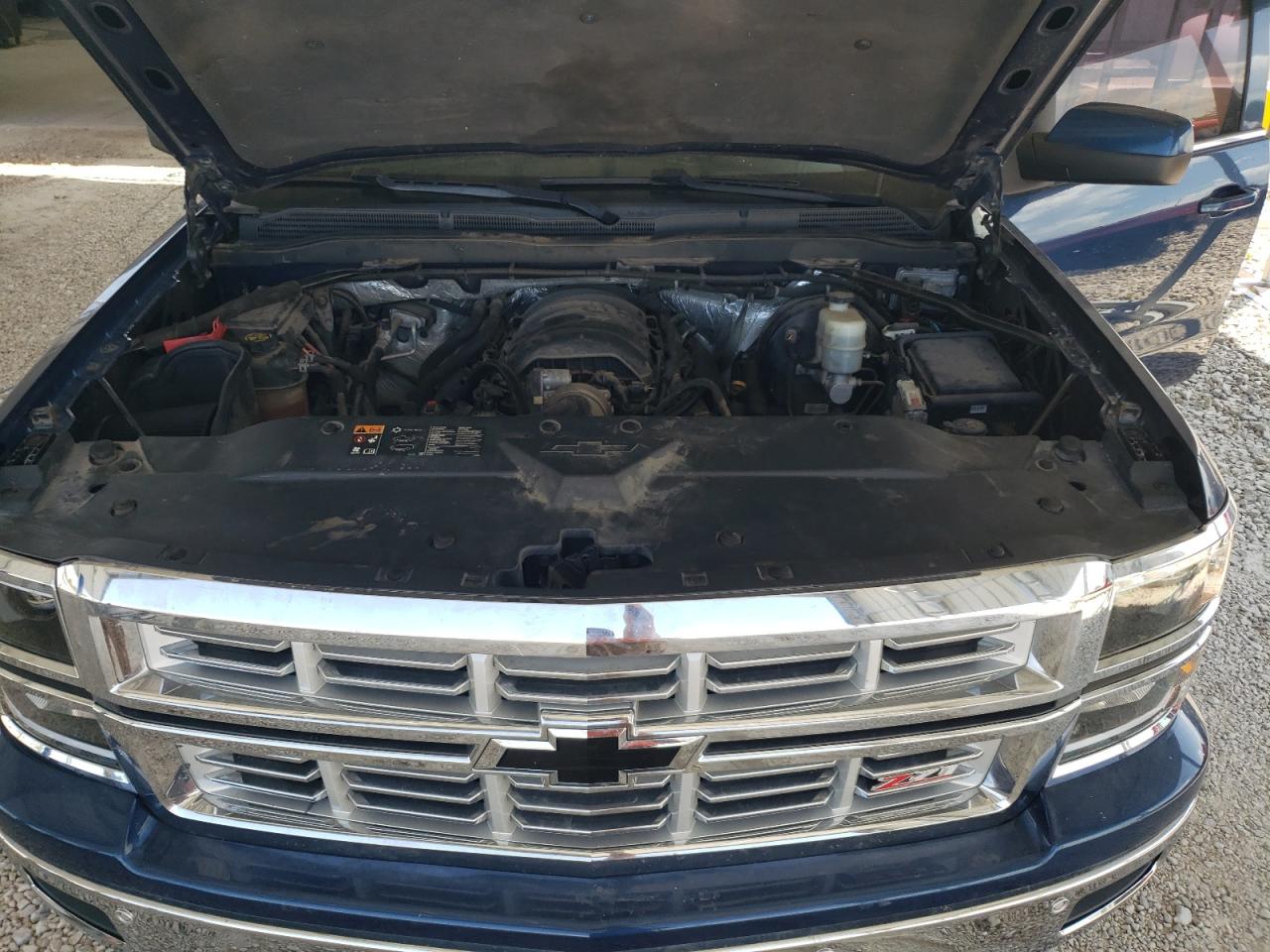 2015 Chevrolet Silverado K1500 Ltz Blue vin: 3GCUKSEJ9FG346657