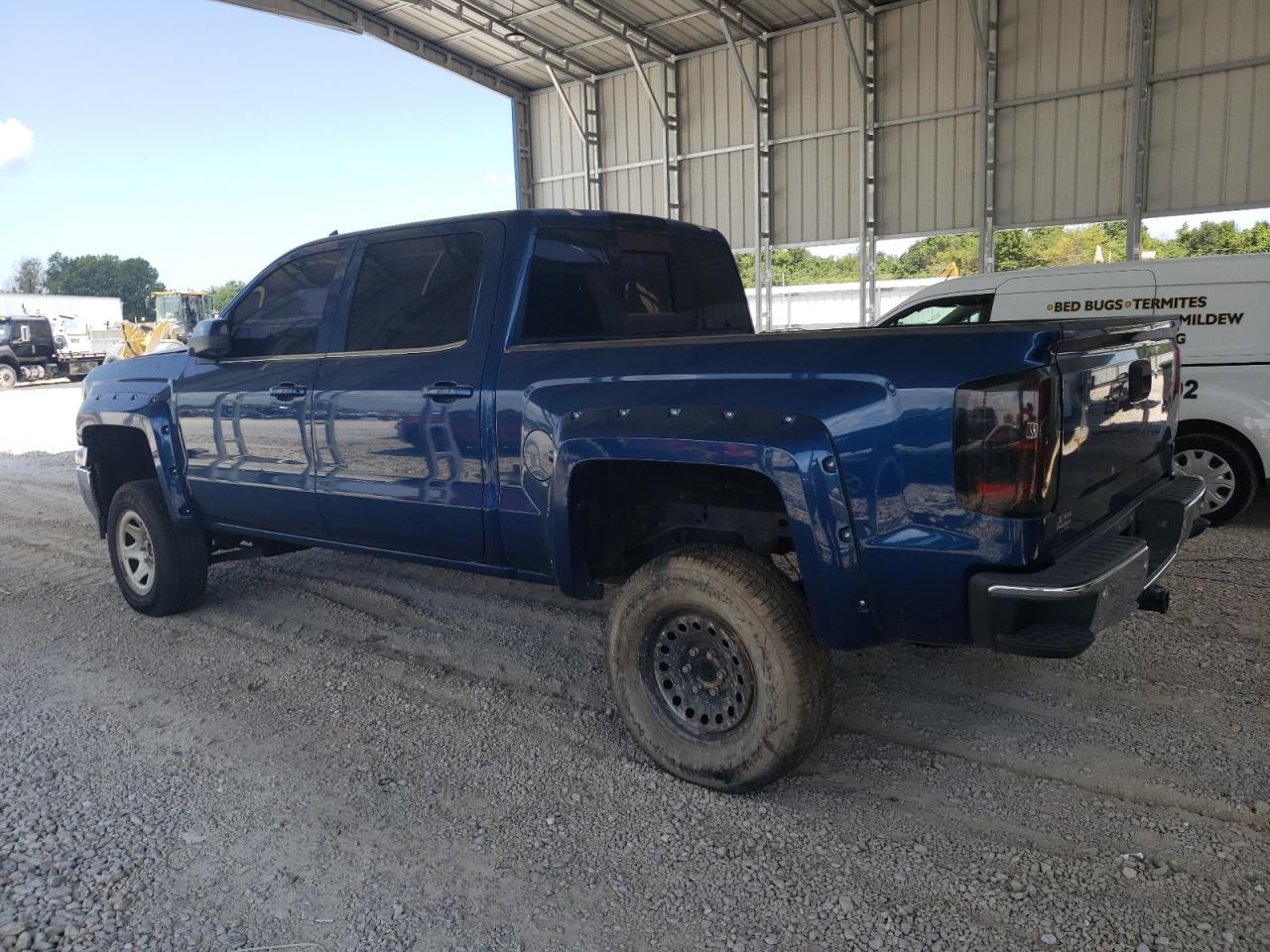 2015 Chevrolet Silverado K1500 Ltz Blue vin: 3GCUKSEJ9FG346657