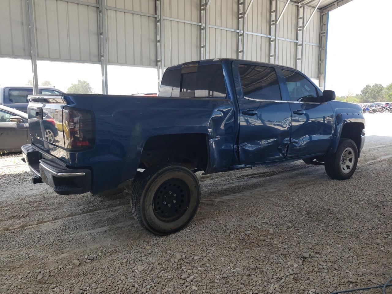 2015 Chevrolet Silverado K1500 Ltz Blue vin: 3GCUKSEJ9FG346657