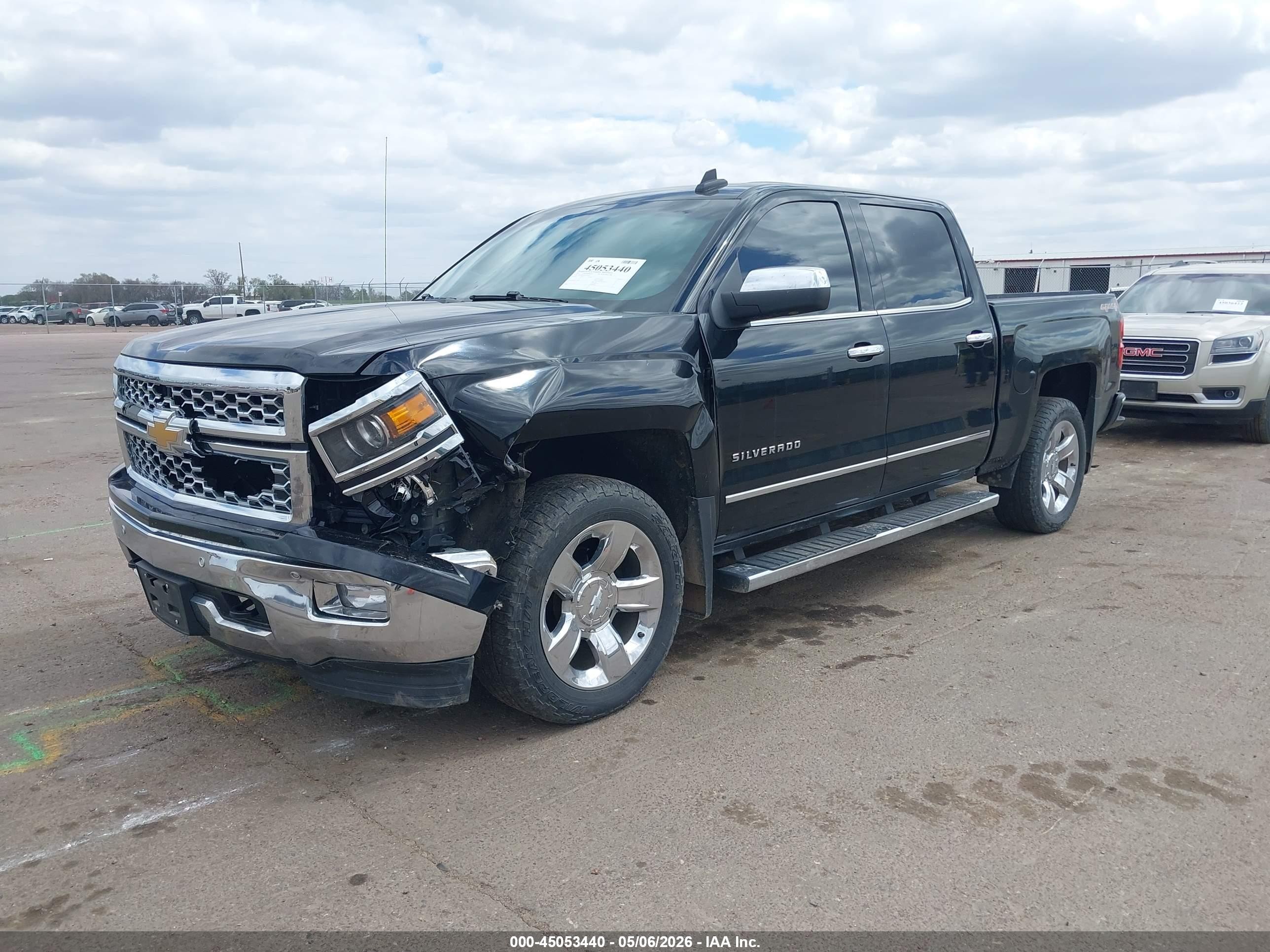 2015 Chevrolet Silverado 1500 1lz Black vin: 3GCUKSEJXFG304935