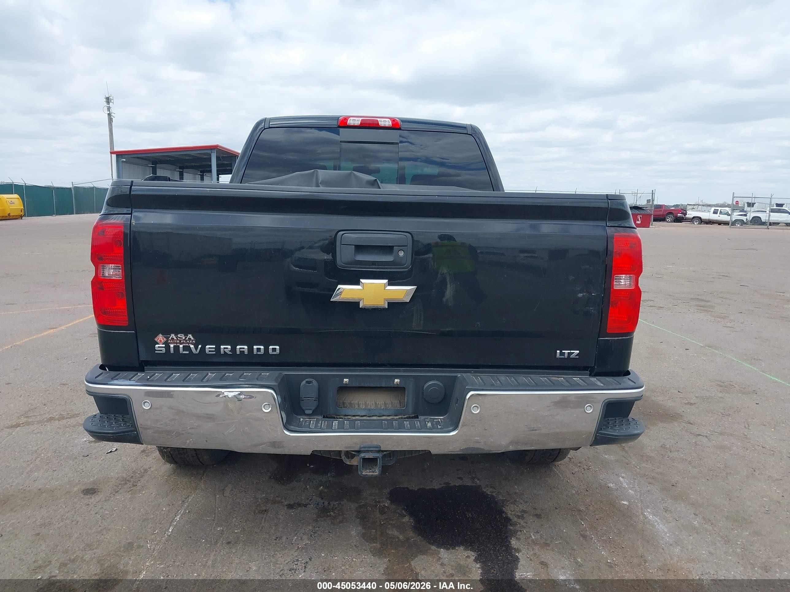 2015 Chevrolet Silverado 1500 1lz Black vin: 3GCUKSEJXFG304935