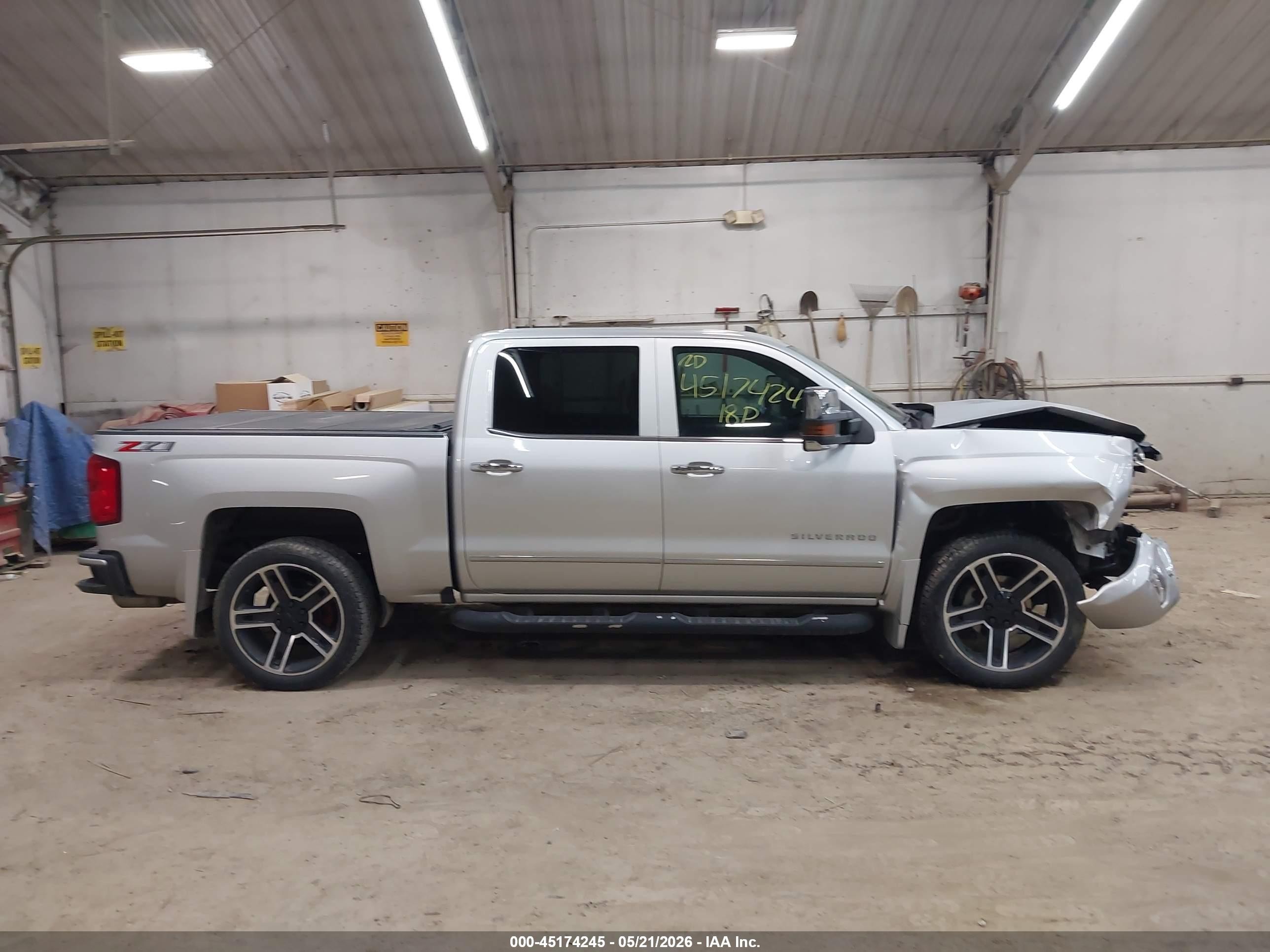 2018 Chevrolet Silverado 1500 2lz Серебряный vin: 3GCUKSEJXJG130485