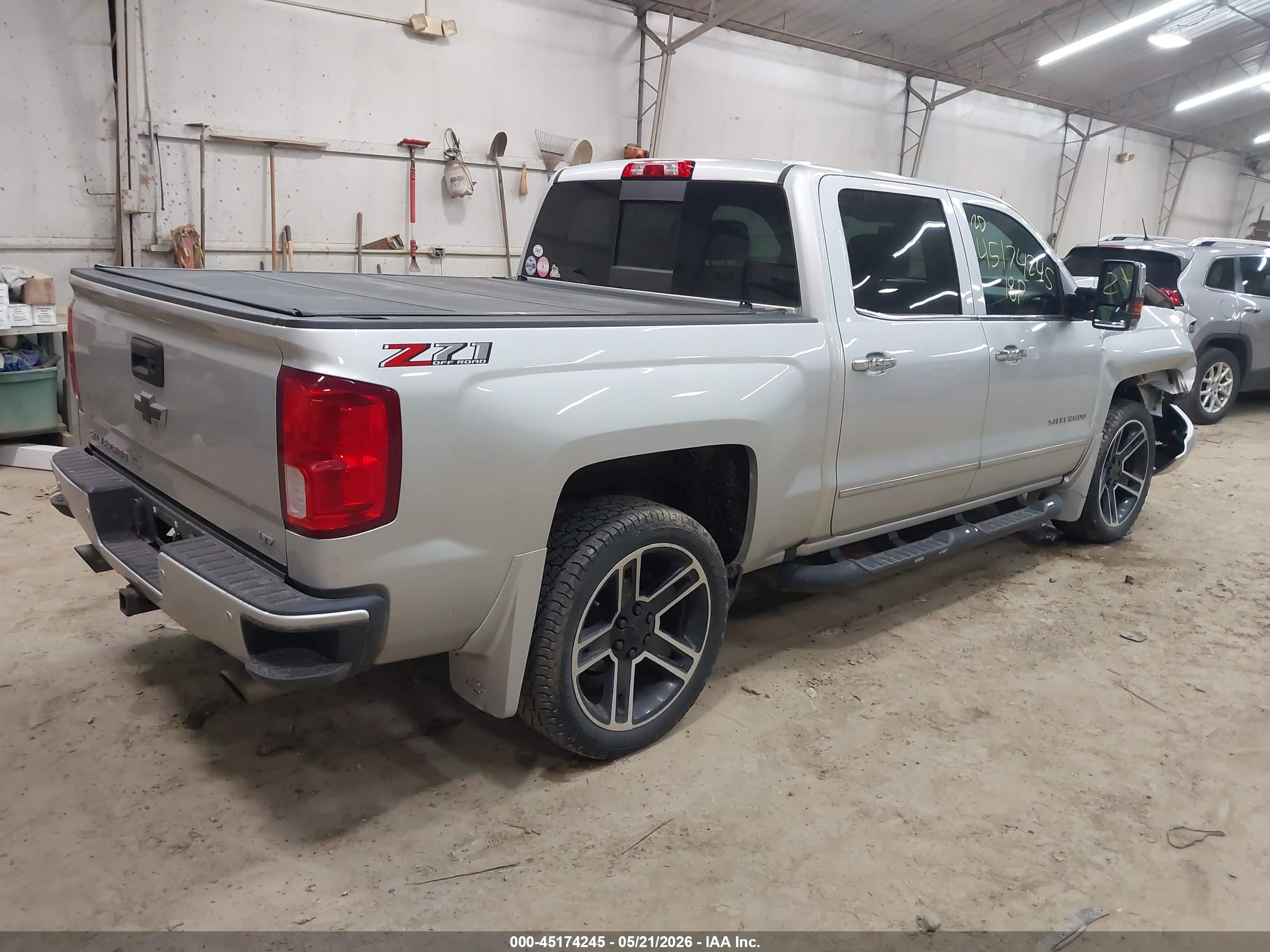 2018 Chevrolet Silverado 1500 2lz Серебряный vin: 3GCUKSEJXJG130485