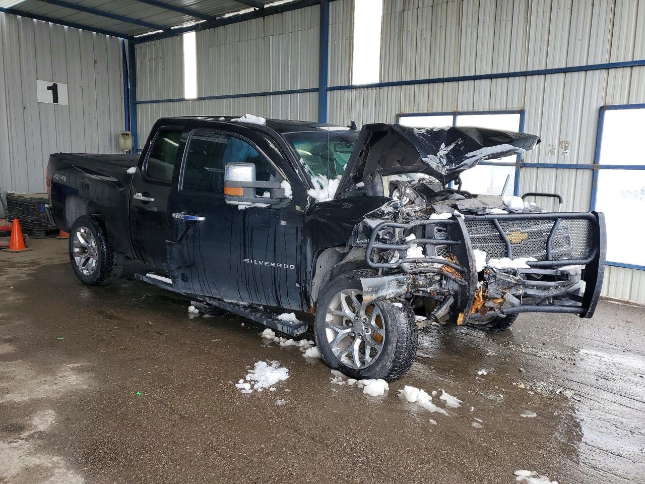 2012 Chevrolet Silverado K1500 Ltz Black vin: 3GCUKTE29CG148171