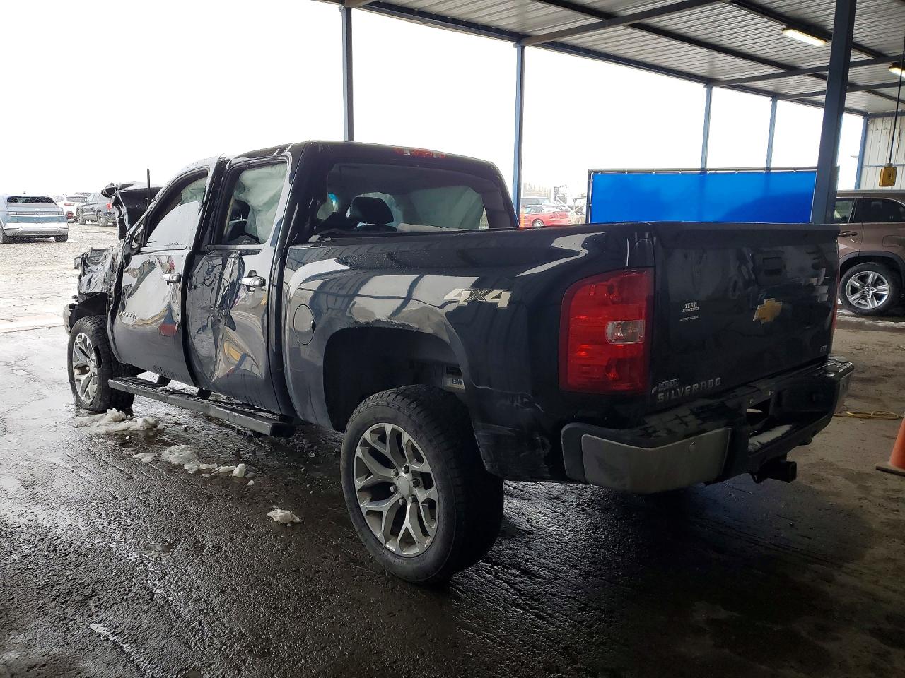 2012 Chevrolet Silverado K1500 Ltz Black vin: 3GCUKTE29CG148171