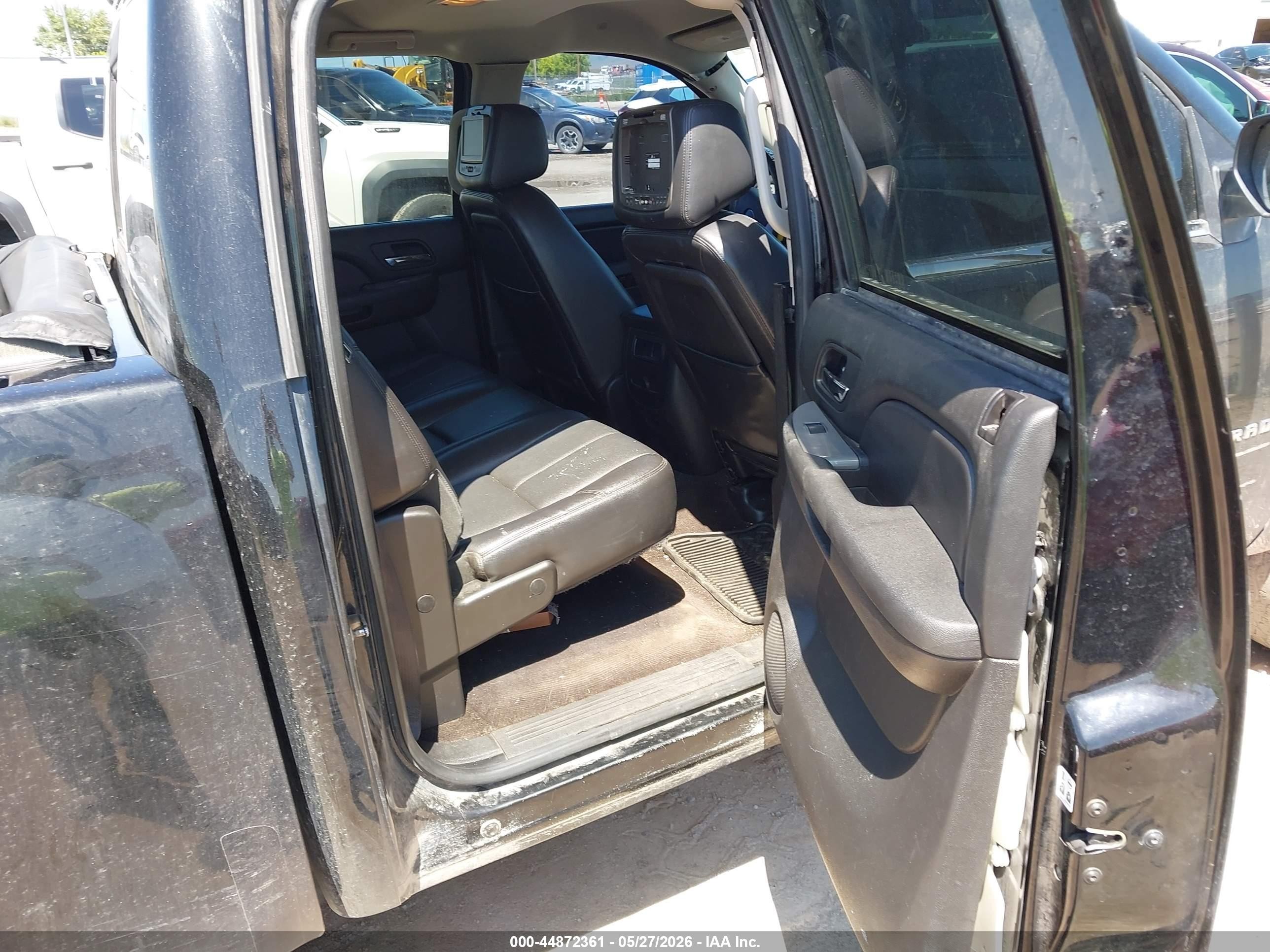 2013 Chevrolet Silverado 1500 Ltz Black vin: 3GCUKTE2XDG156734