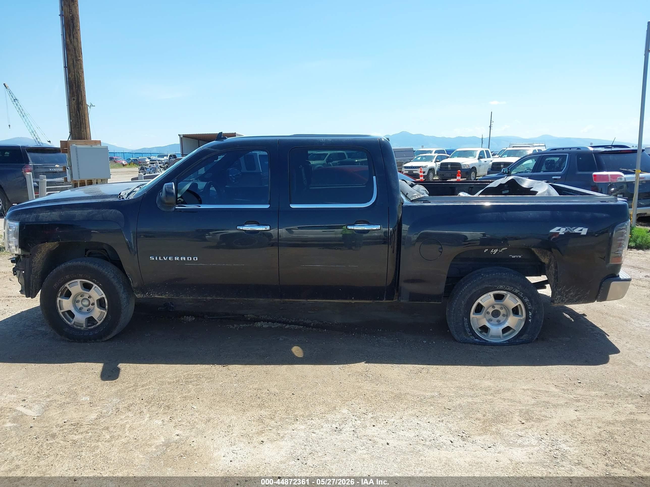 2013 Chevrolet Silverado 1500 Ltz Black vin: 3GCUKTE2XDG156734
