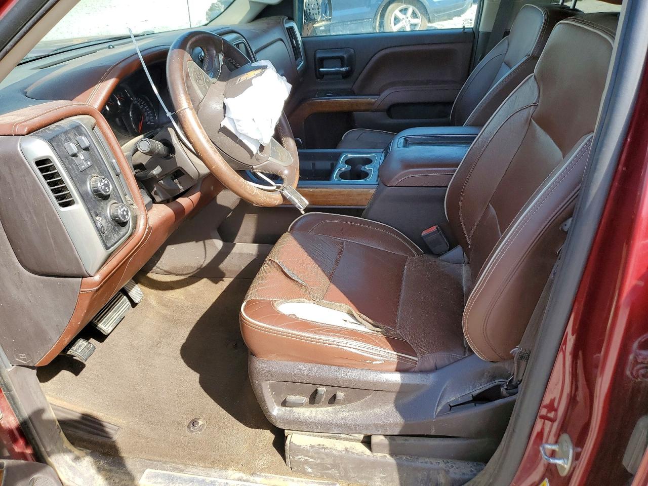 2014 Chevrolet Silverado K1500 High Country Burgundy vin: 3GCUKTEC0EG382257