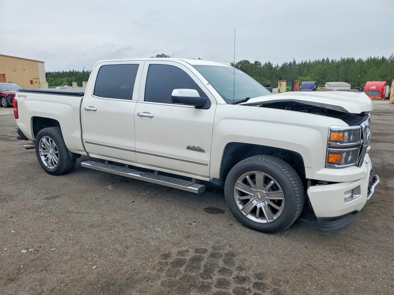 2015 Chevrolet Silverado K1500 High Country White vin: 3GCUKTEC0FG216953