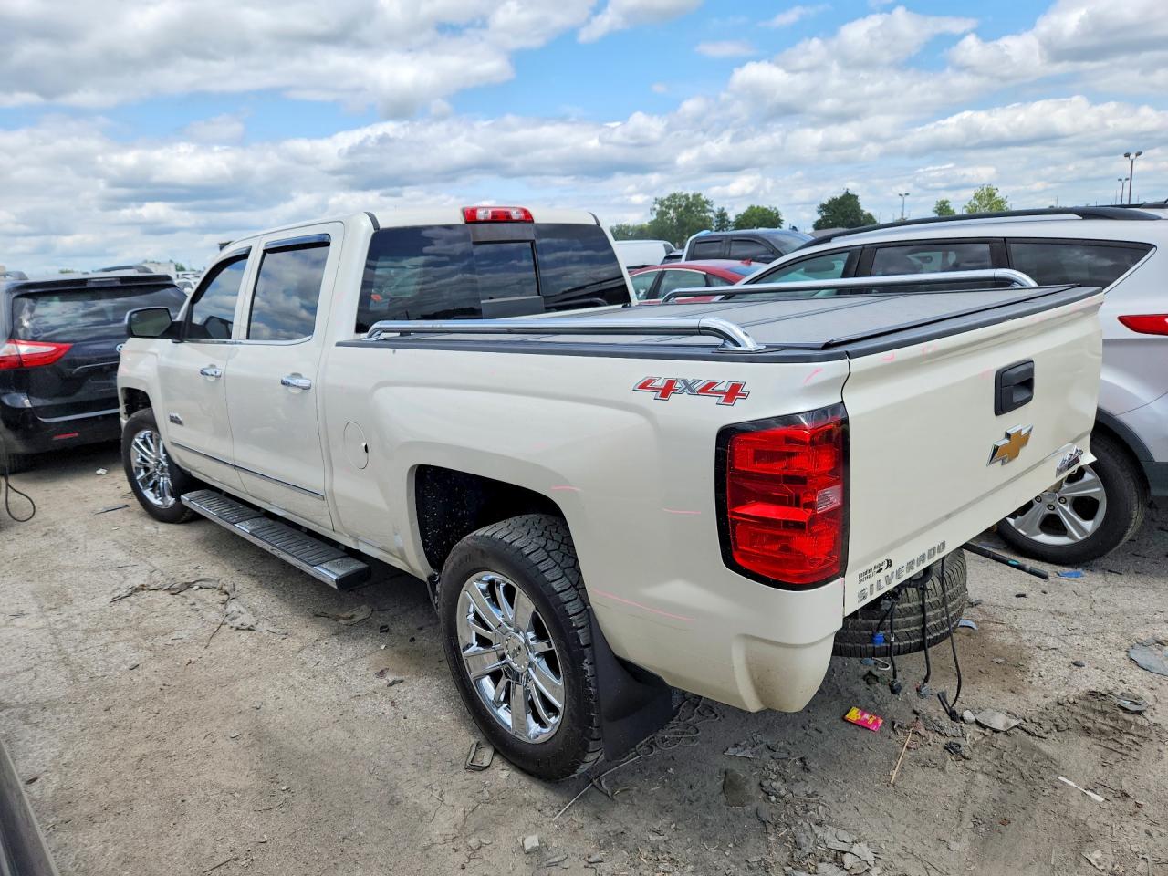 2015 Chevrolet Silverado K1500 High Country White vin: 3GCUKTEC0FG431751