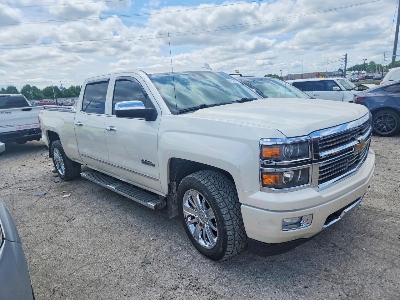 2015 Chevrolet Silverado K1500 High Country White vin: 3GCUKTEC0FG431751