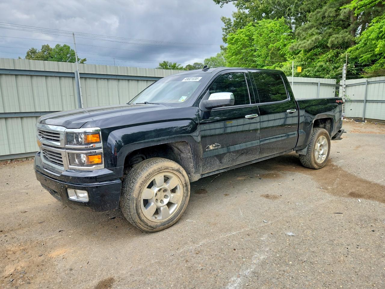 2014 Chevrolet Silverado K1500 High Country Black vin: 3GCUKTEC1EG326070