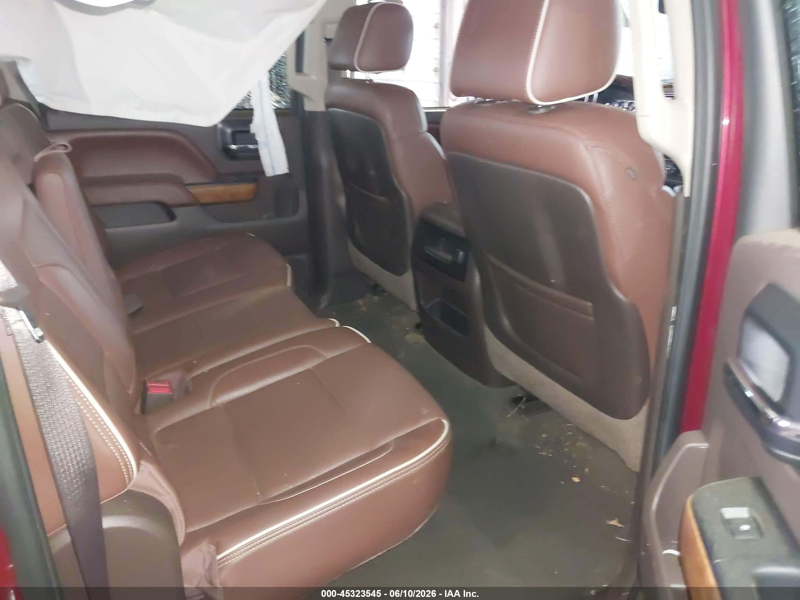 2015 Chevrolet Silverado 1500 High Country Burgundy vin: 3GCUKTEC1FG362150