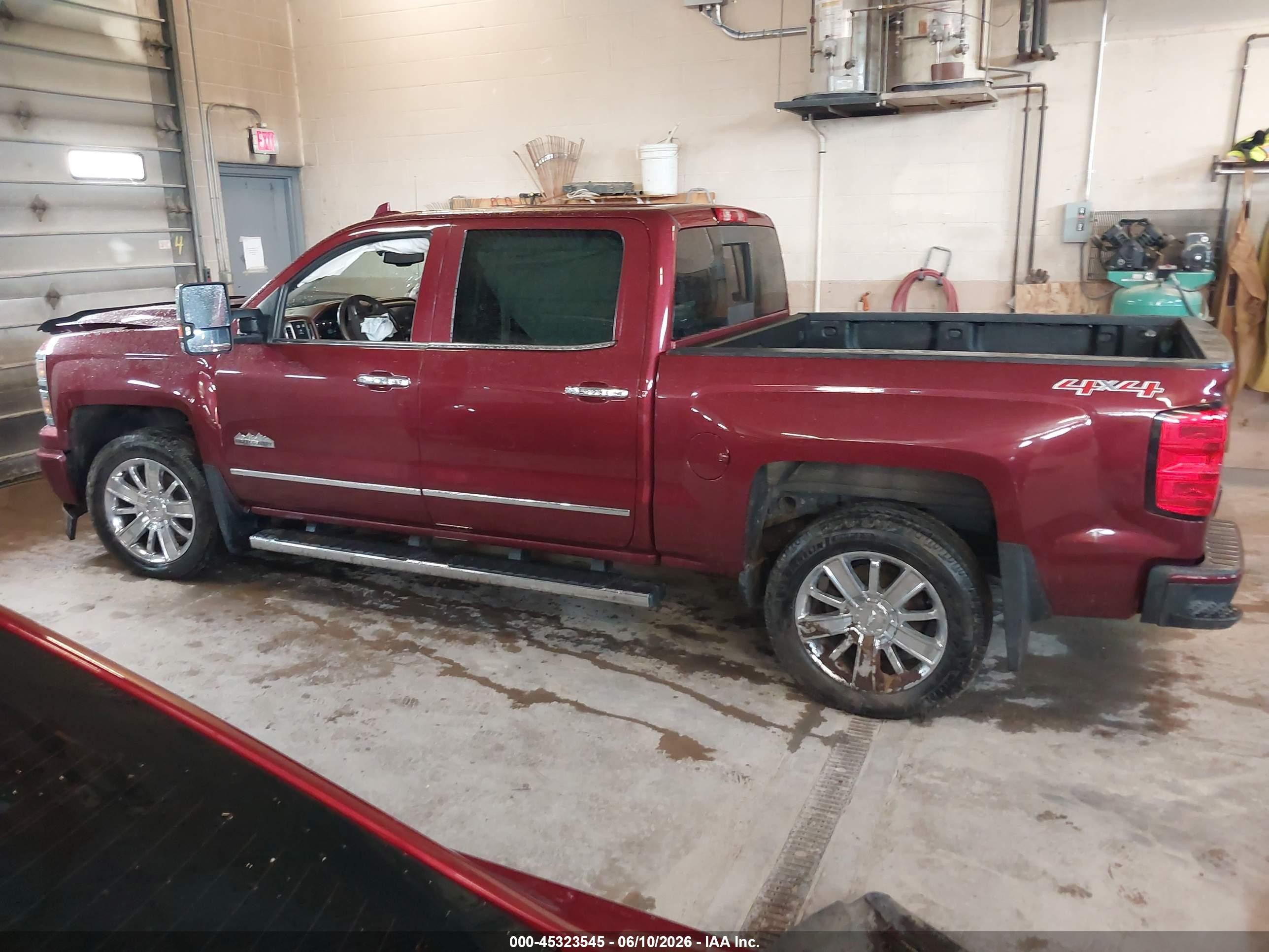 2015 Chevrolet Silverado 1500 High Country Burgundy vin: 3GCUKTEC1FG362150