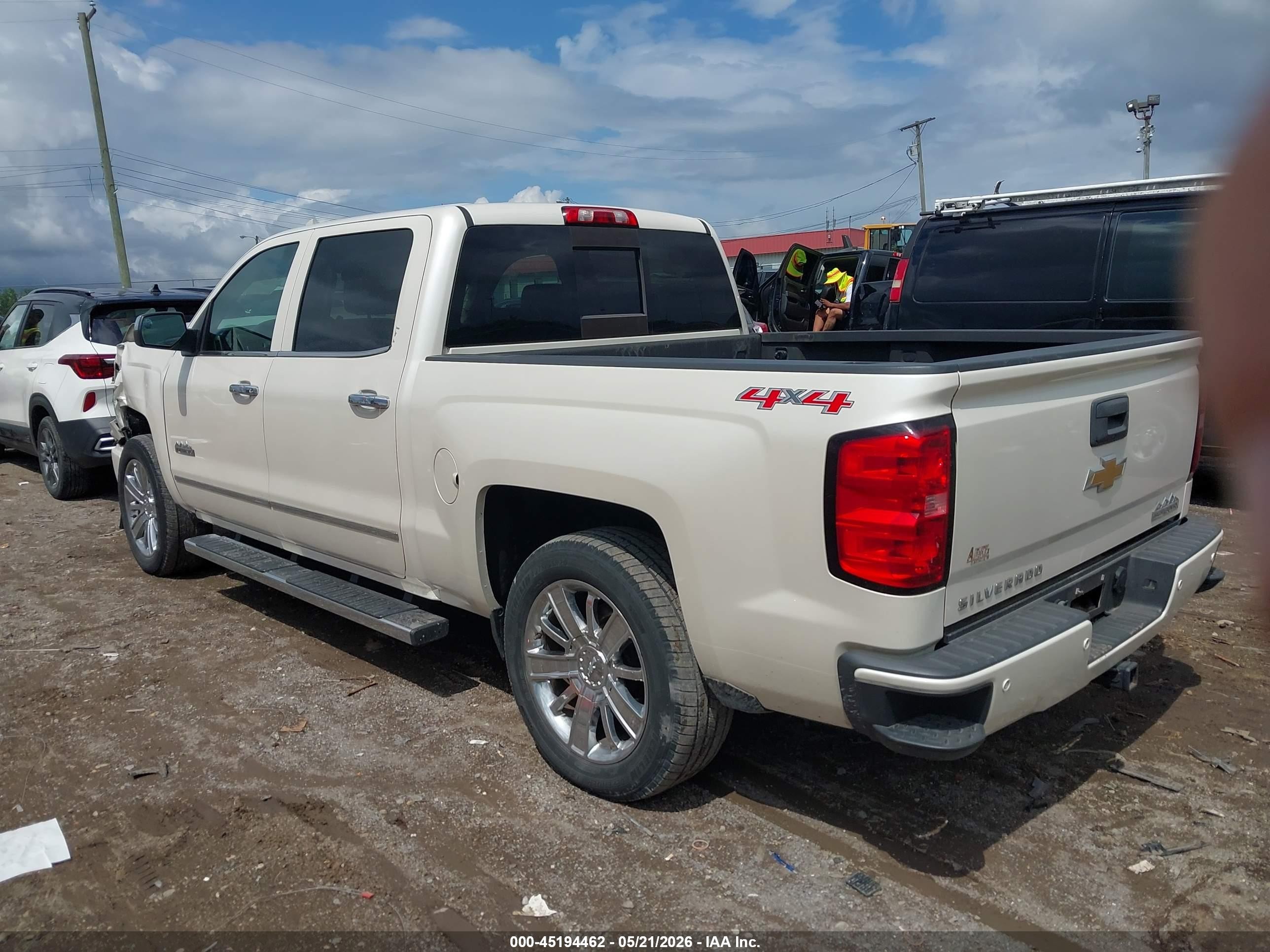 2015 Chevrolet Silverado 1500 High Country Белый vin: 3GCUKTEC2FG132746