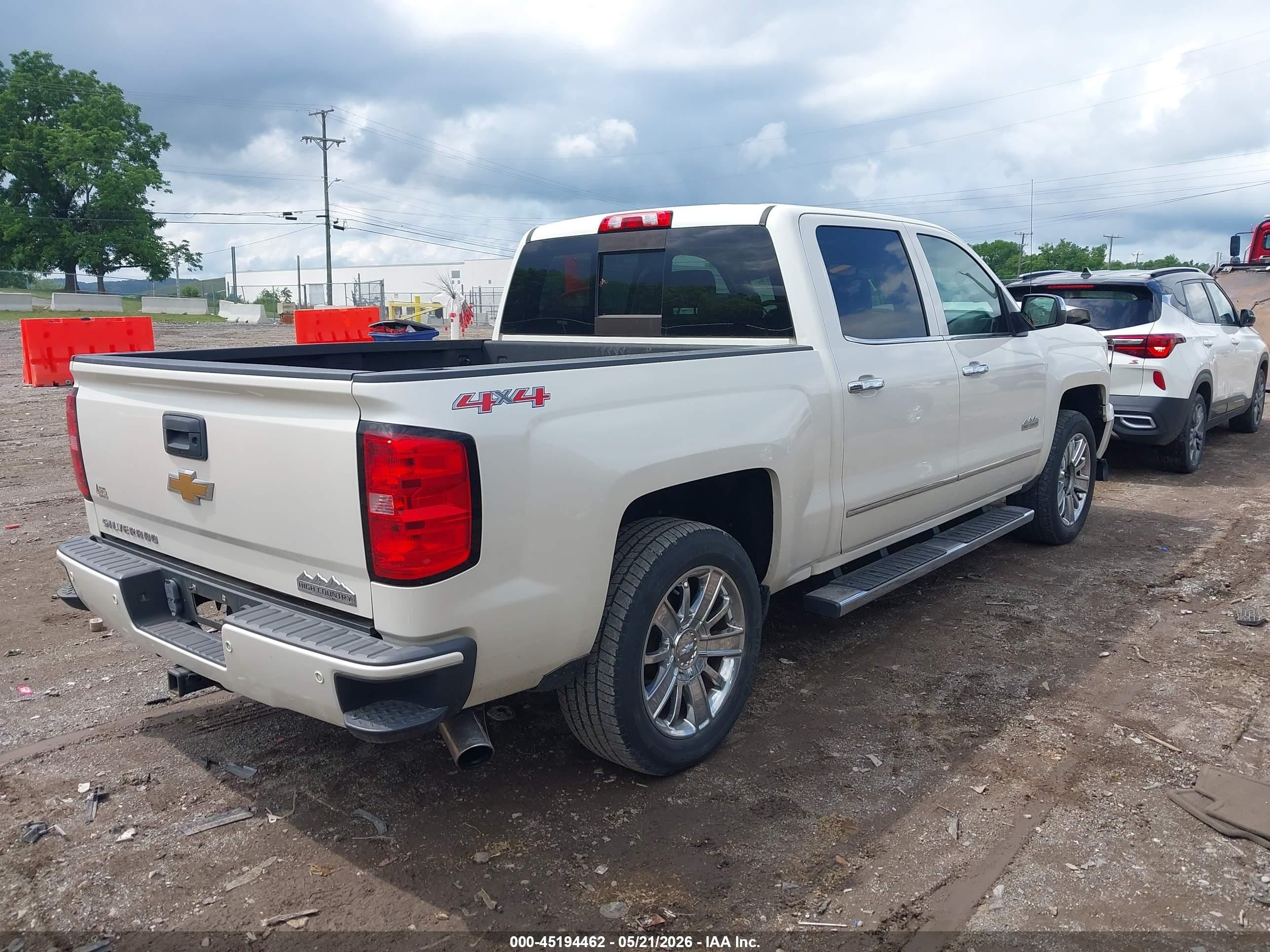 2015 Chevrolet Silverado 1500 High Country Белый vin: 3GCUKTEC2FG132746