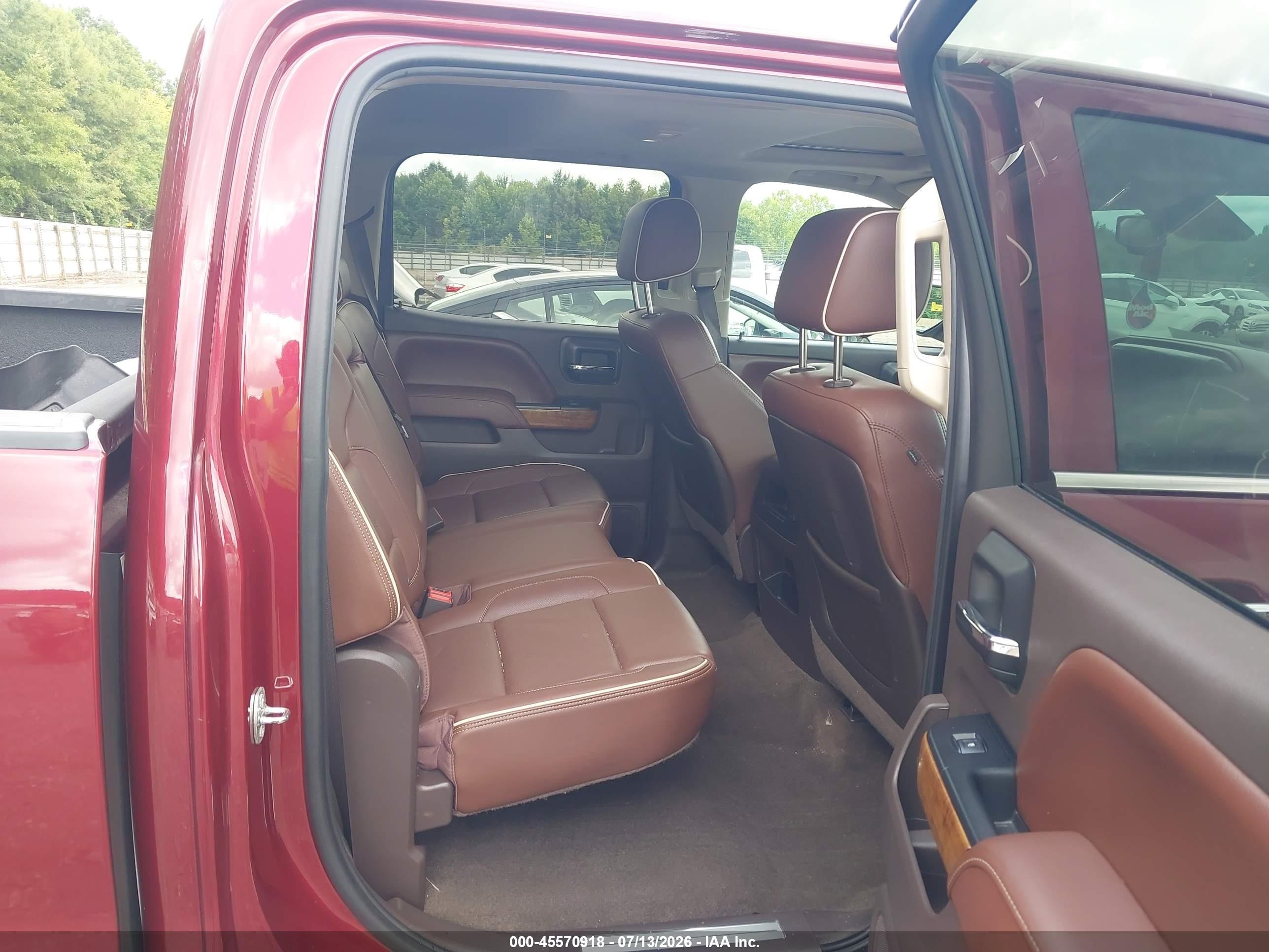 2015 Chevrolet Silverado 1500 High Country Burgundy vin: 3GCUKTEC3FG431761