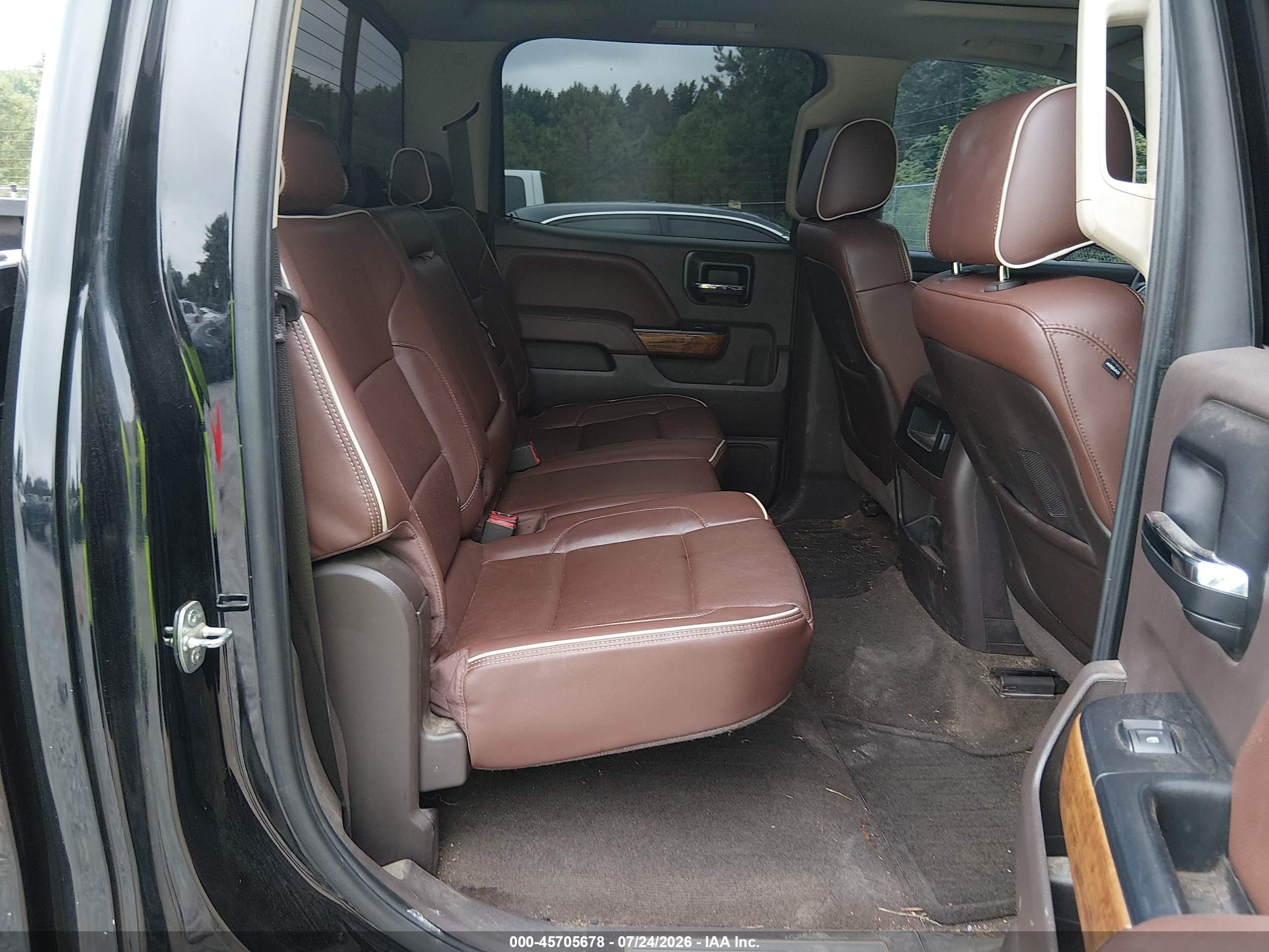 2014 Chevrolet Silverado 1500 High Country Черный vin: 3GCUKTEC4EG334681