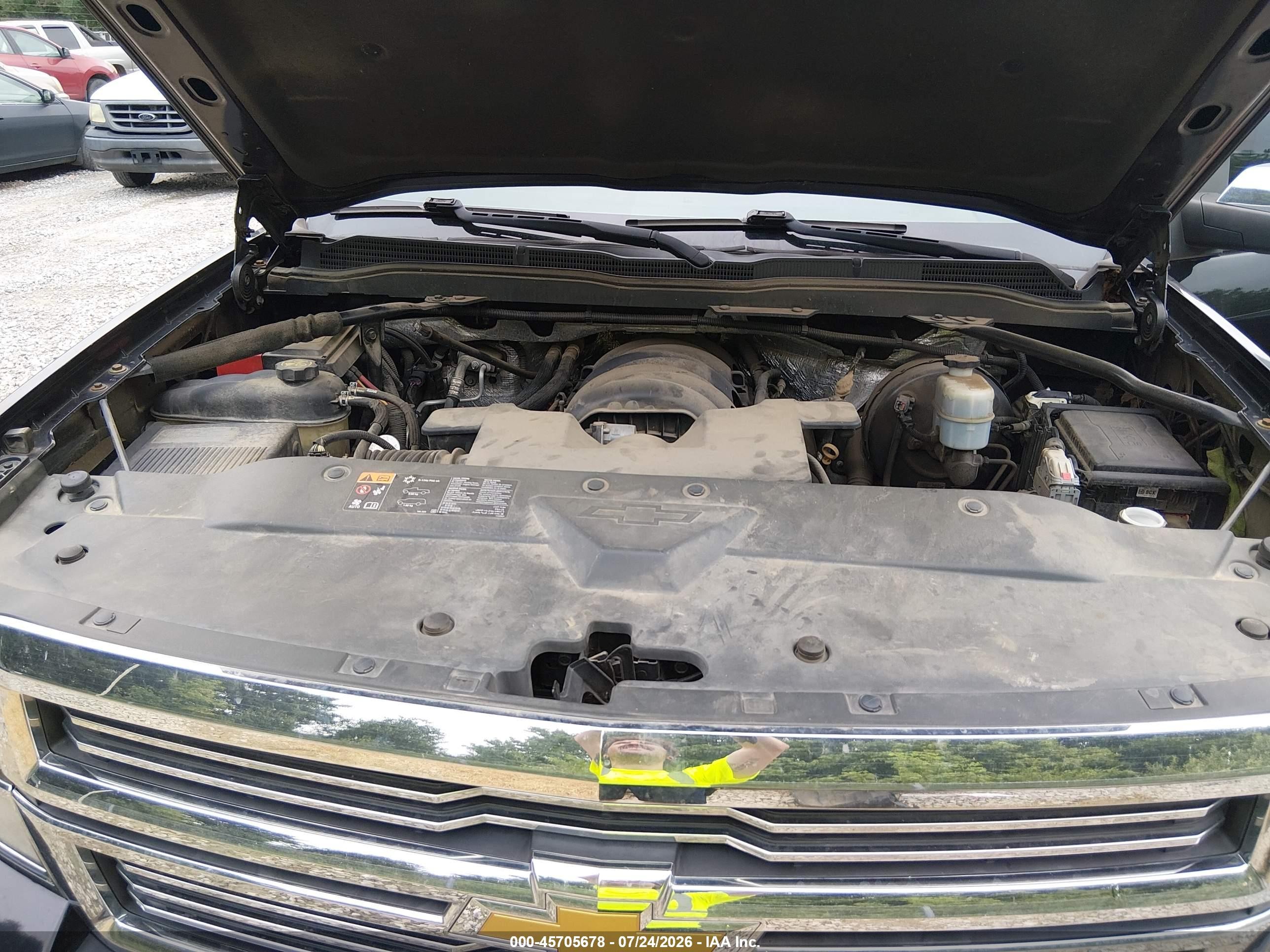 2014 Chevrolet Silverado 1500 High Country Черный vin: 3GCUKTEC4EG334681