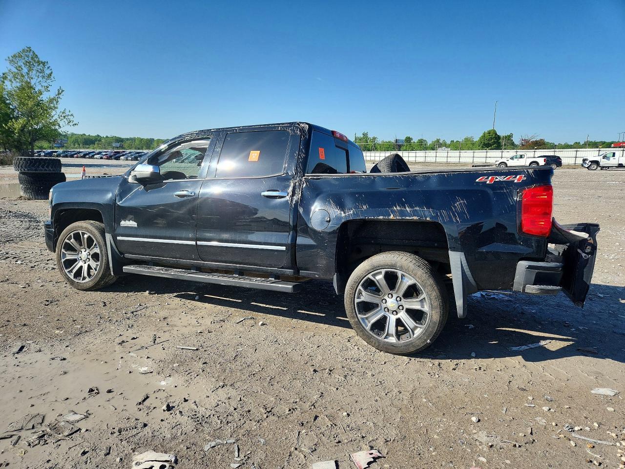 2014 Chevrolet Silverado K1500 High Country Black vin: 3GCUKTEC4EG371455