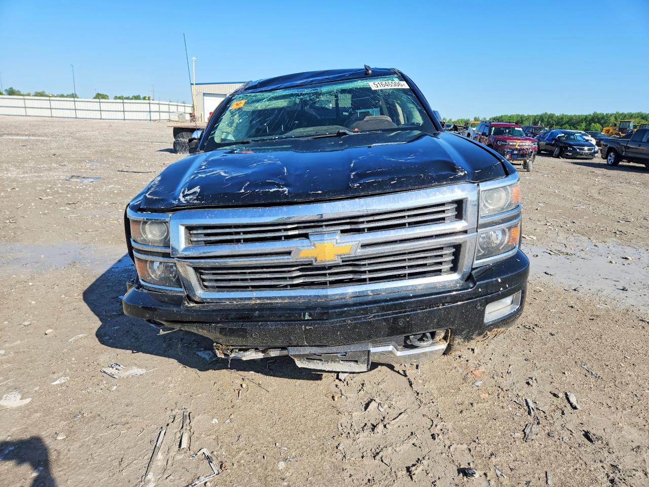 2014 Chevrolet Silverado K1500 High Country Black vin: 3GCUKTEC4EG371455
