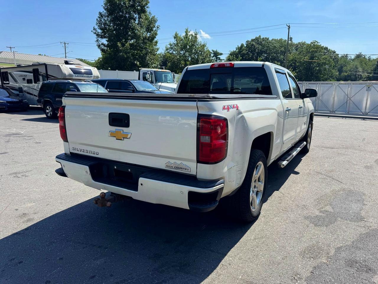 2014 Chevrolet Silverado K1500 High Country Белый vin: 3GCUKTEC4EG386442