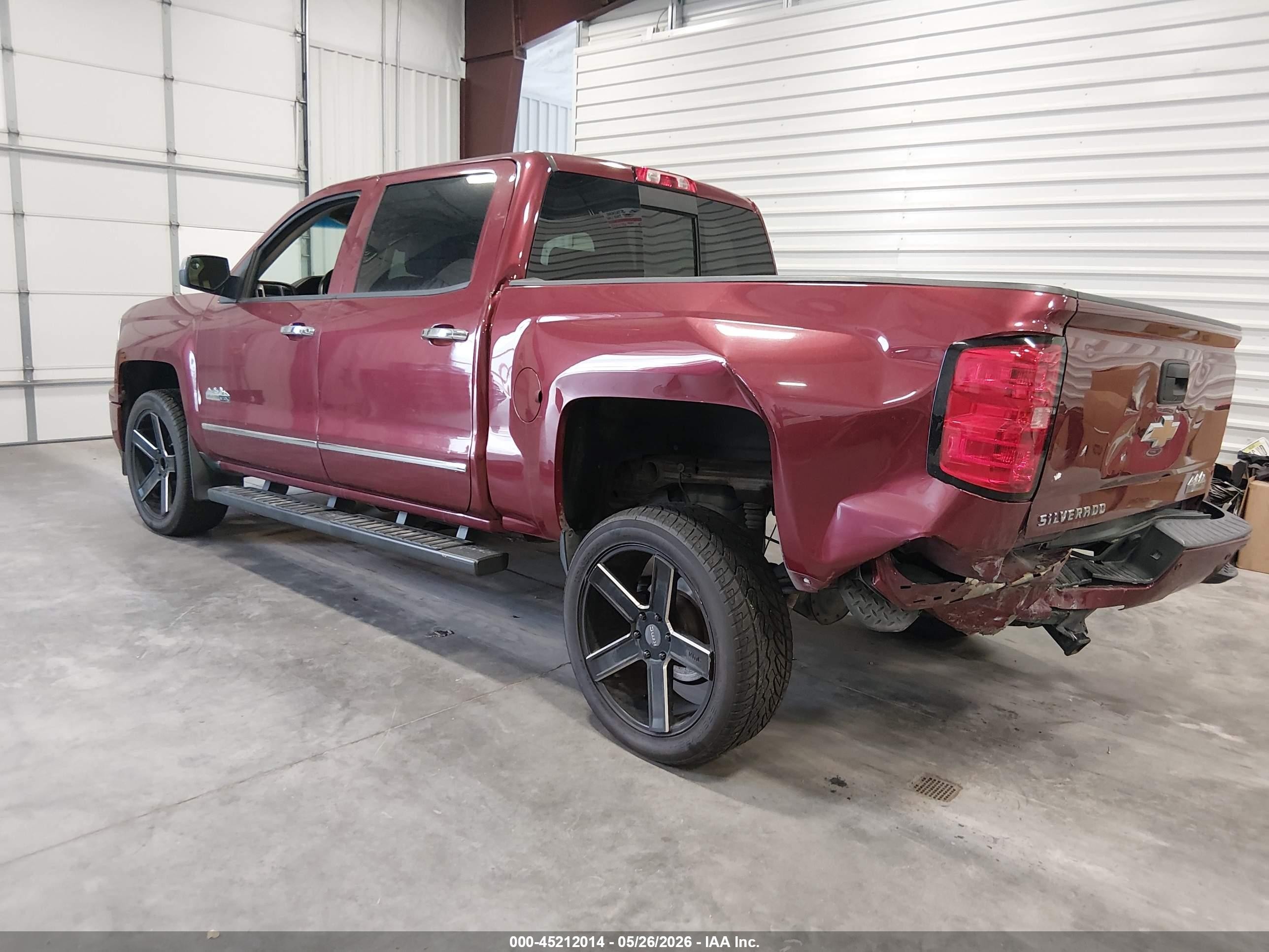 2014 Chevrolet Silverado 1500 High Country Red vin: 3GCUKTEC4EG473337