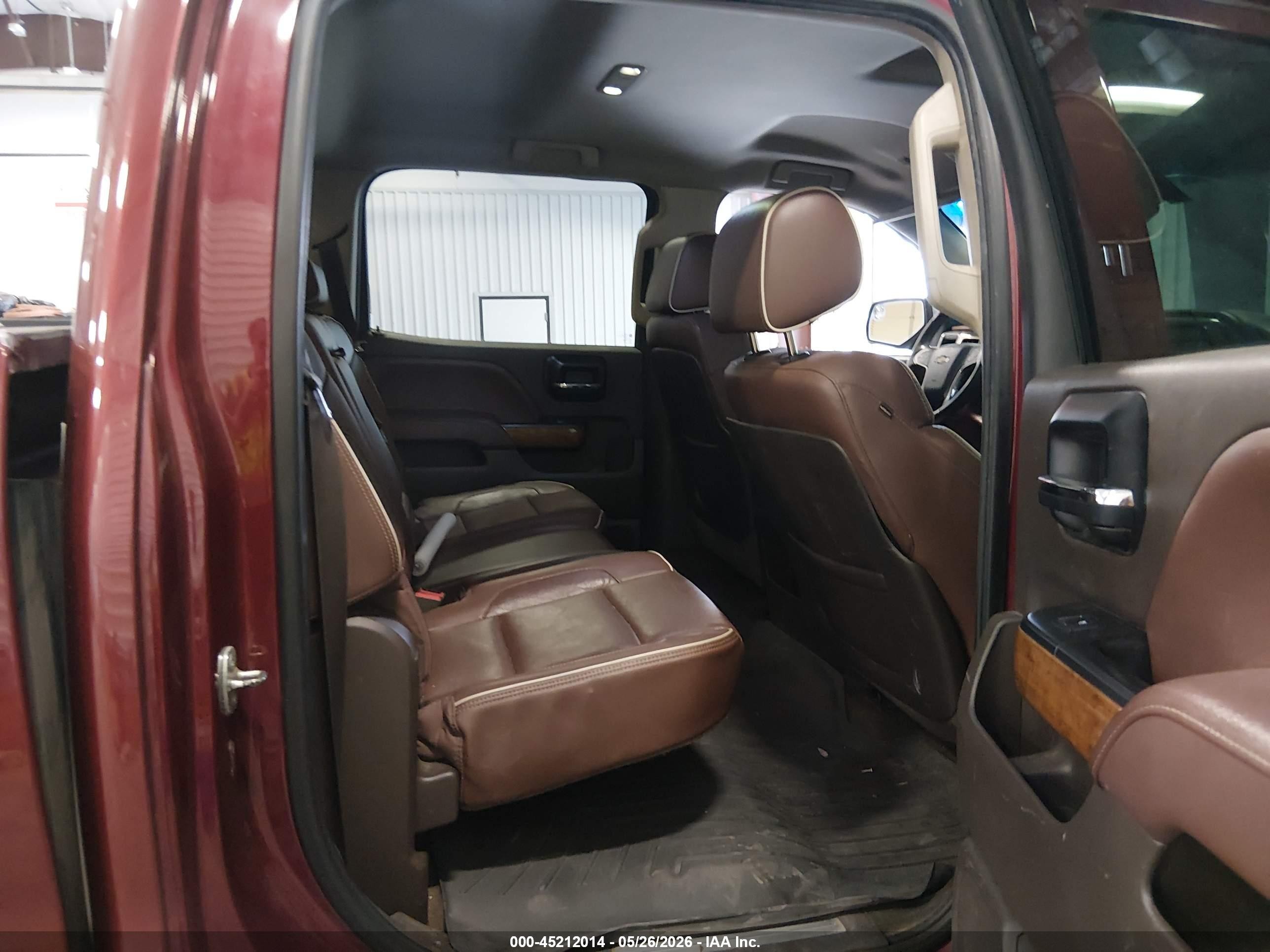 2014 Chevrolet Silverado 1500 High Country Red vin: 3GCUKTEC4EG473337