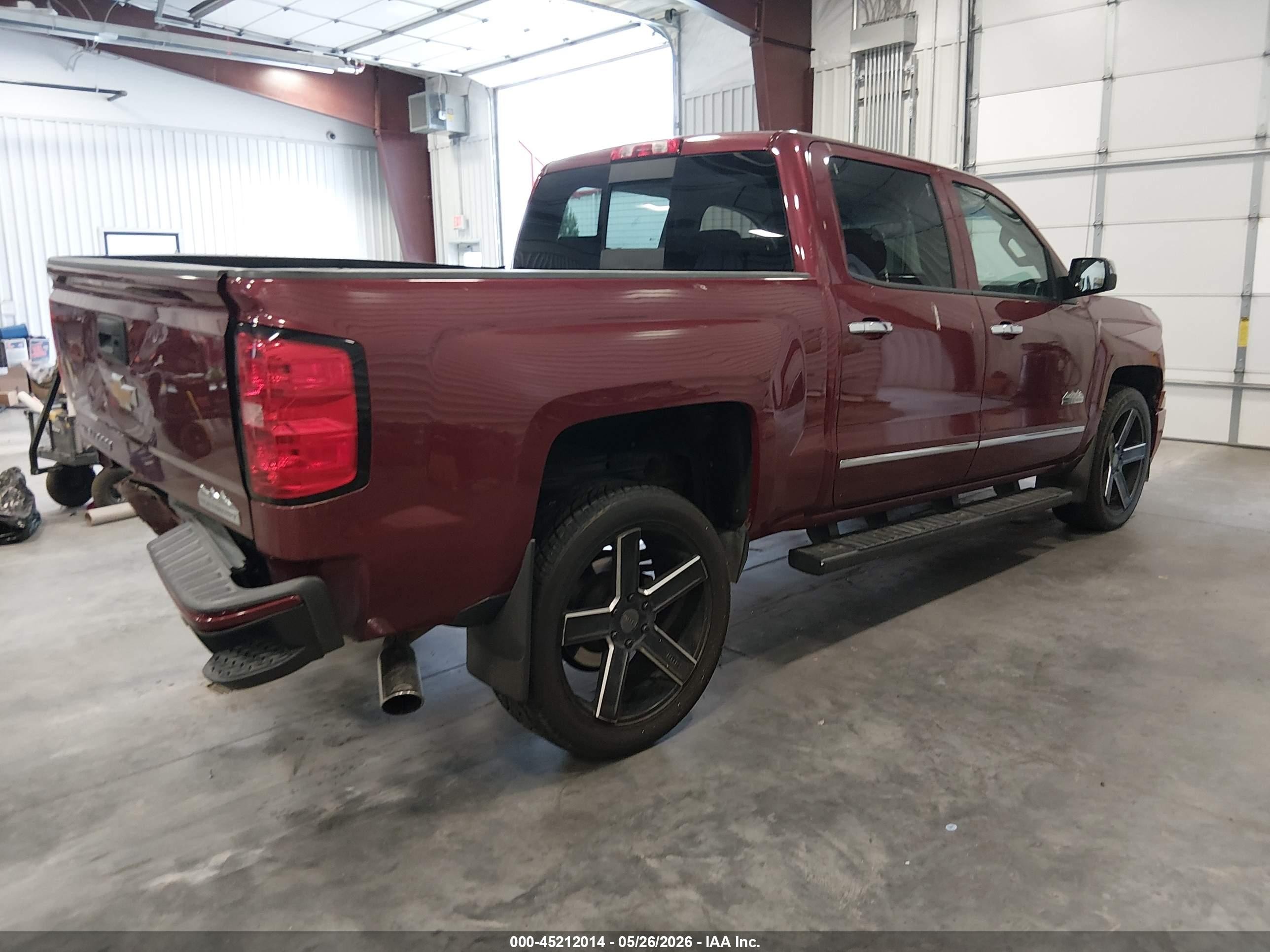 2014 Chevrolet Silverado 1500 High Country Red vin: 3GCUKTEC4EG473337