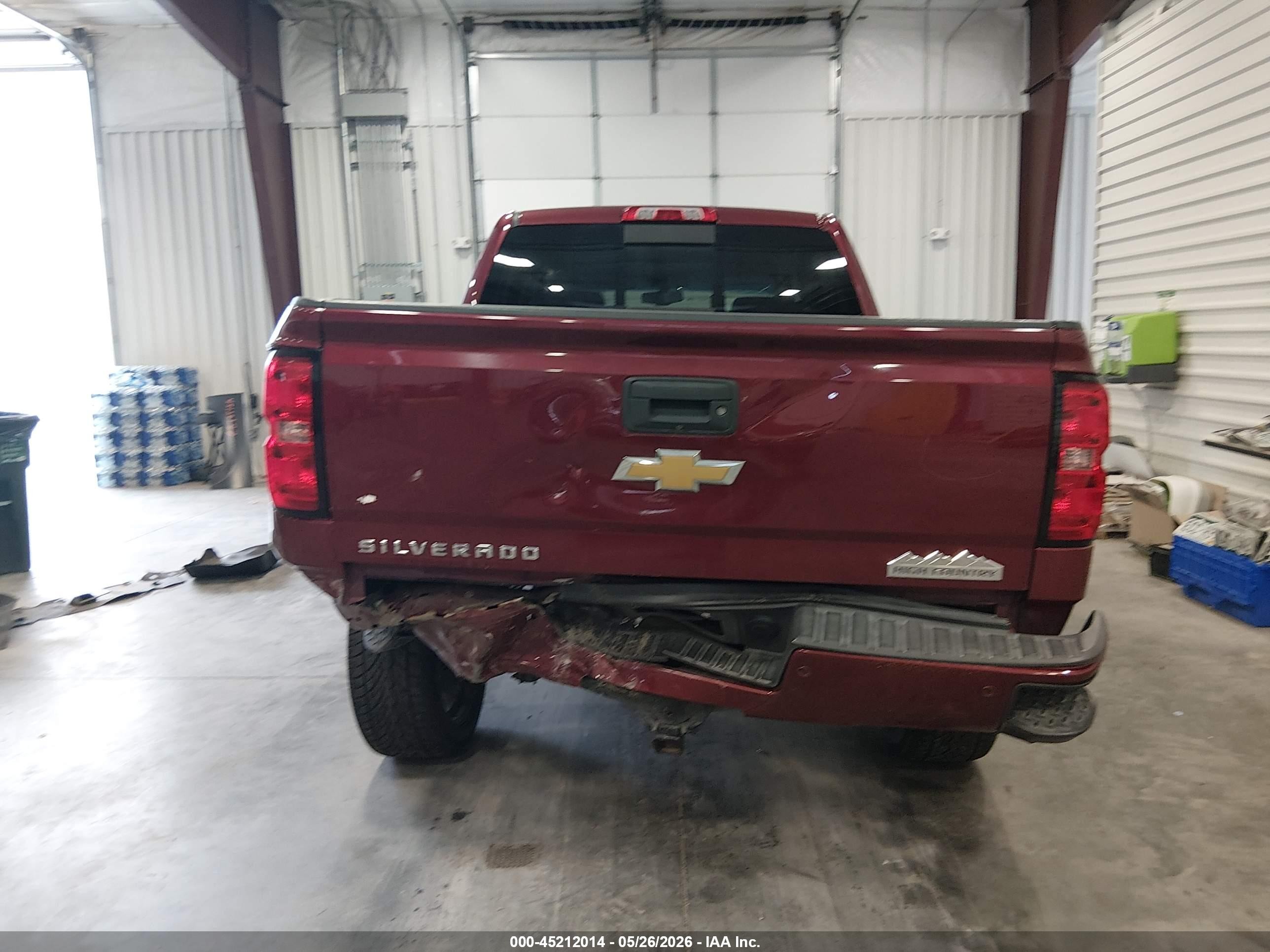 2014 Chevrolet Silverado 1500 High Country Red vin: 3GCUKTEC4EG473337