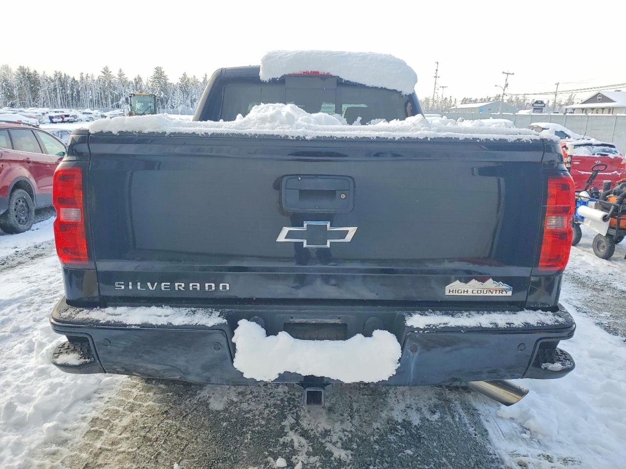 2015 Chevrolet Silverado K1500 High Country Black vin: 3GCUKTEC4FG180488