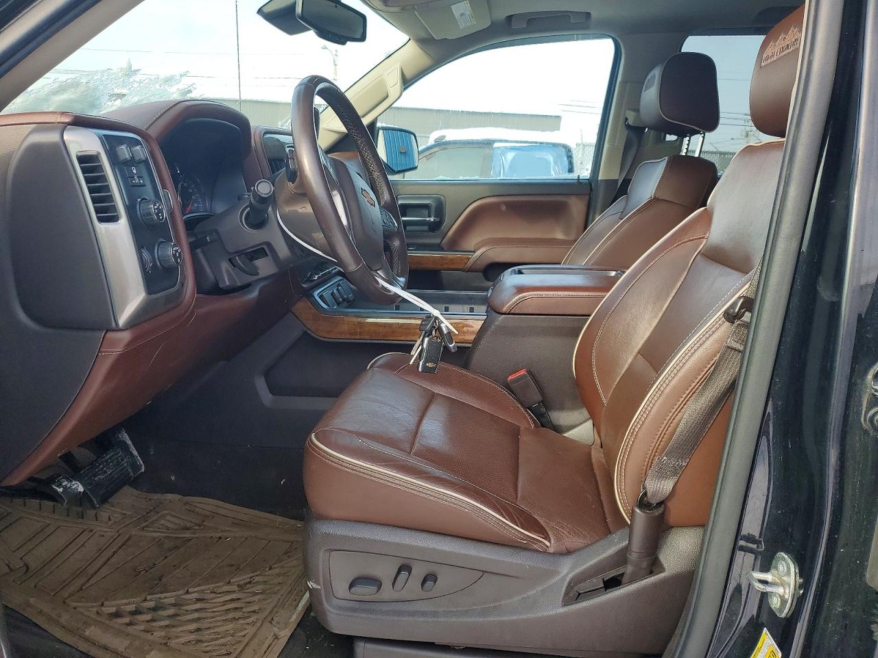 2015 Chevrolet Silverado K1500 High Country Black vin: 3GCUKTEC4FG180488