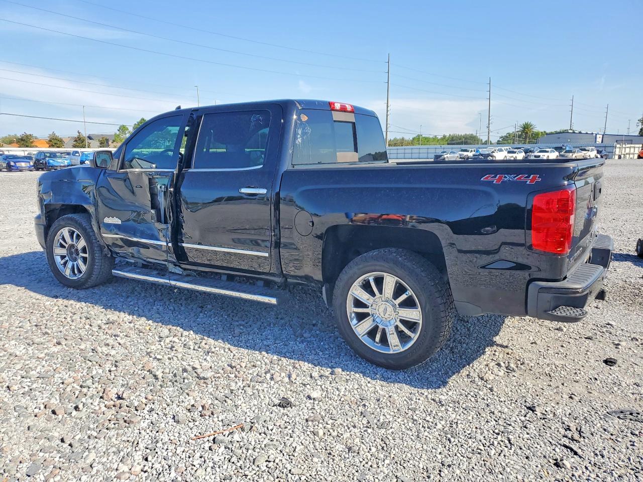 2015 Chevrolet Silverado K1500 High Country Black vin: 3GCUKTEC4FG225316