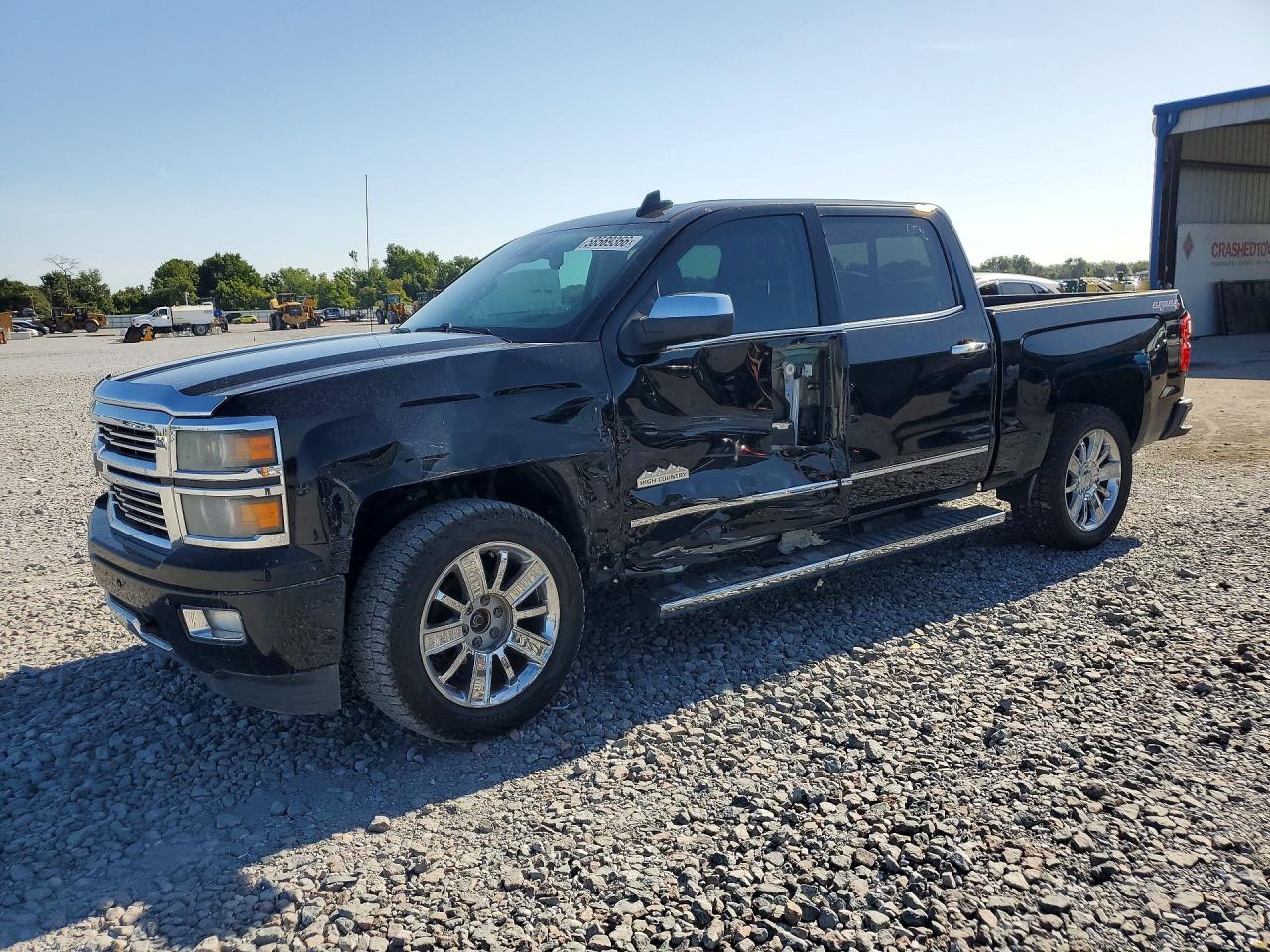 2015 Chevrolet Silverado K1500 High Country Black vin: 3GCUKTEC4FG225316