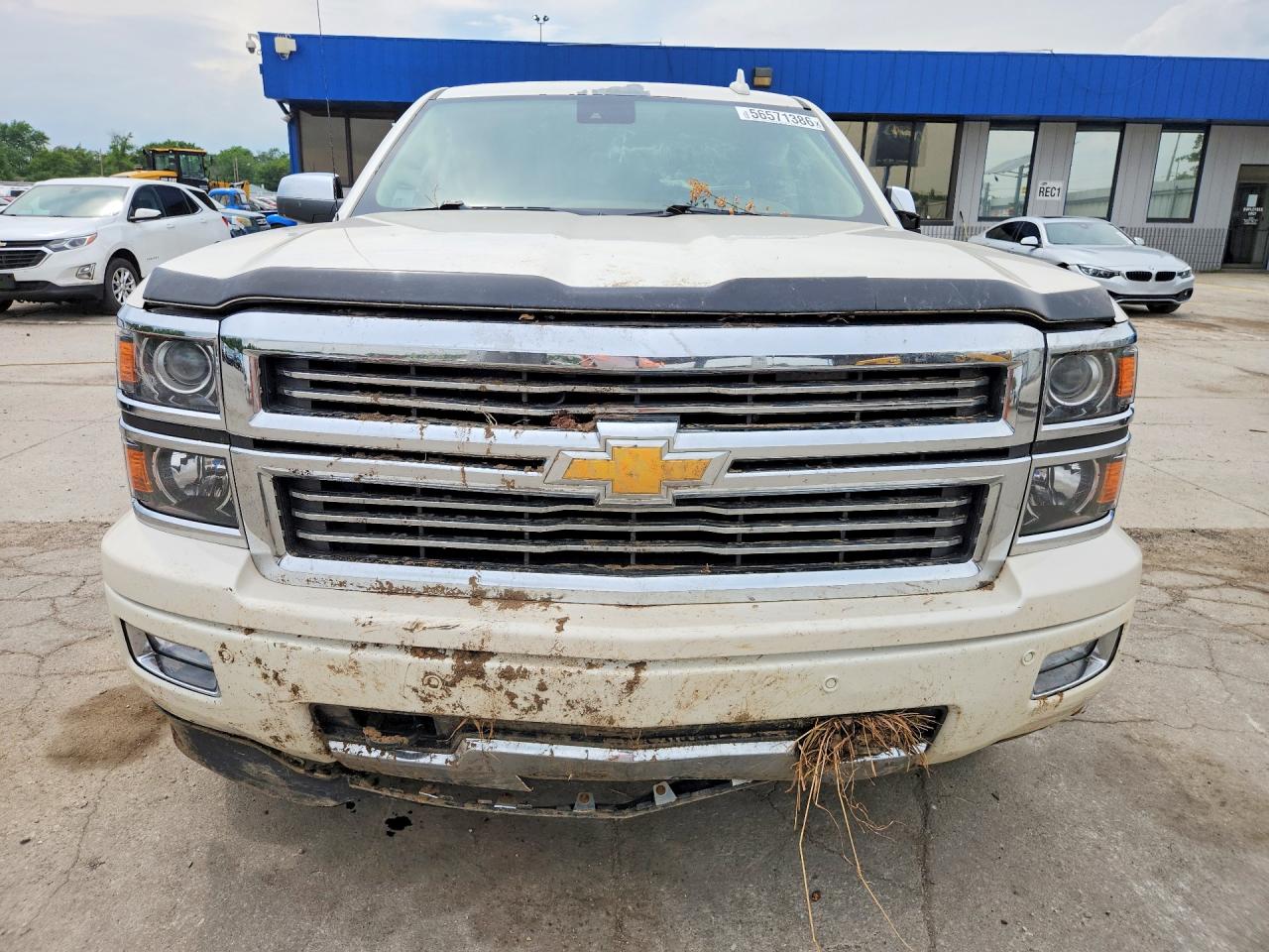 2015 Chevrolet Silverado K1500 High Country White vin: 3GCUKTEC4FG231911