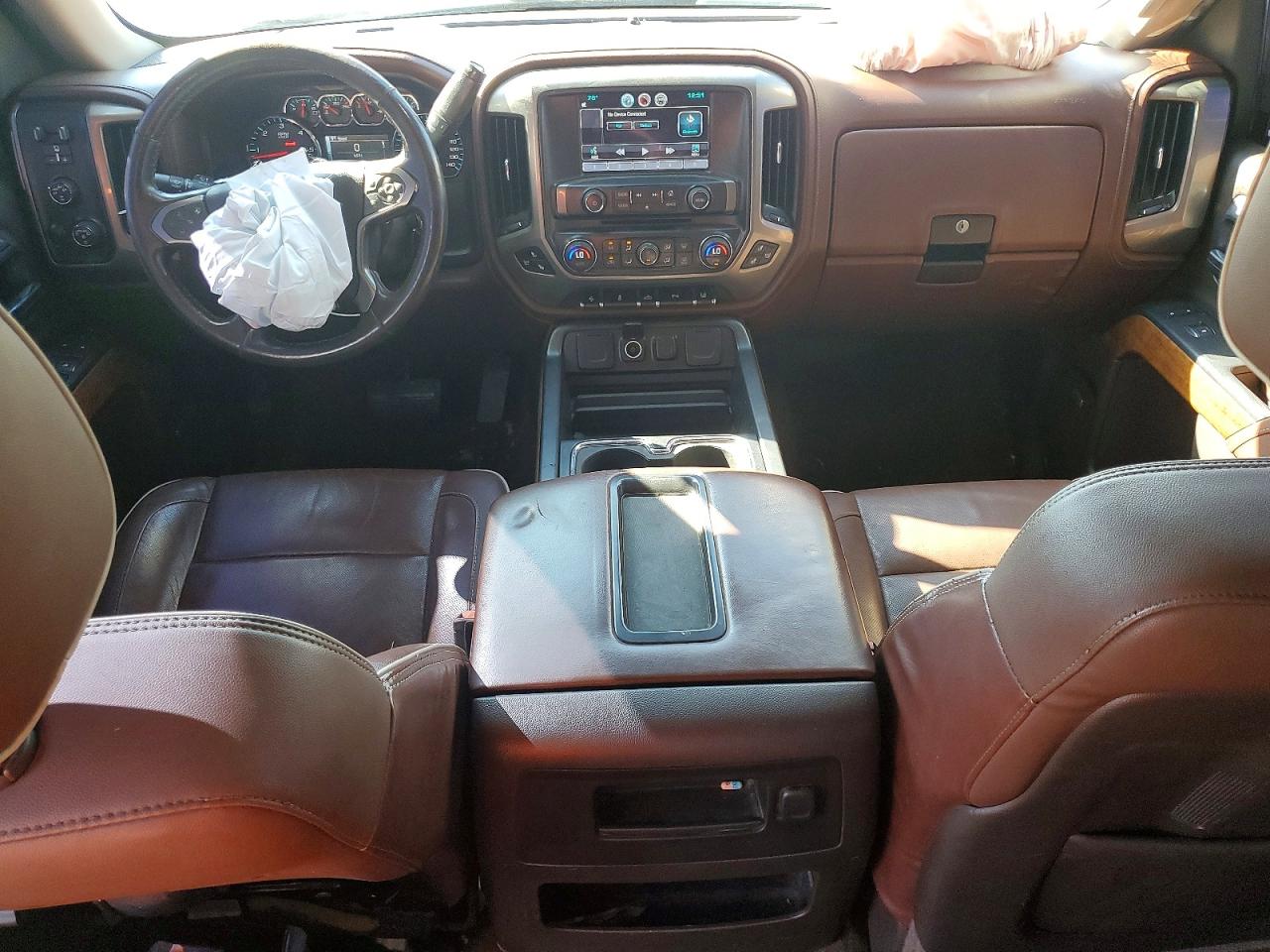2015 Chevrolet Silverado K1500 High Country White vin: 3GCUKTEC4FG233139