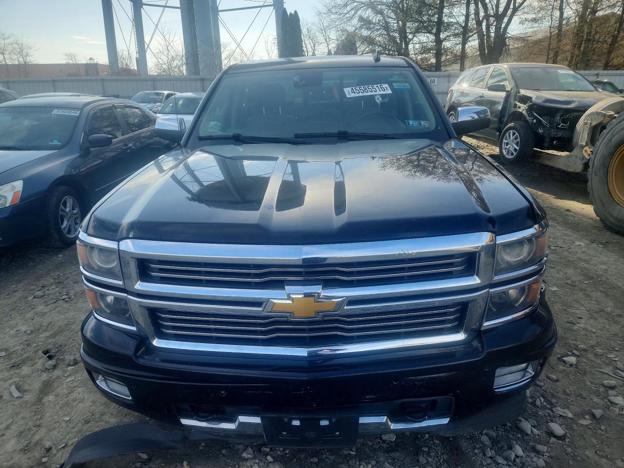 2014 Chevrolet Silverado K1500 High Country Black vin: 3GCUKTEC5EG307859