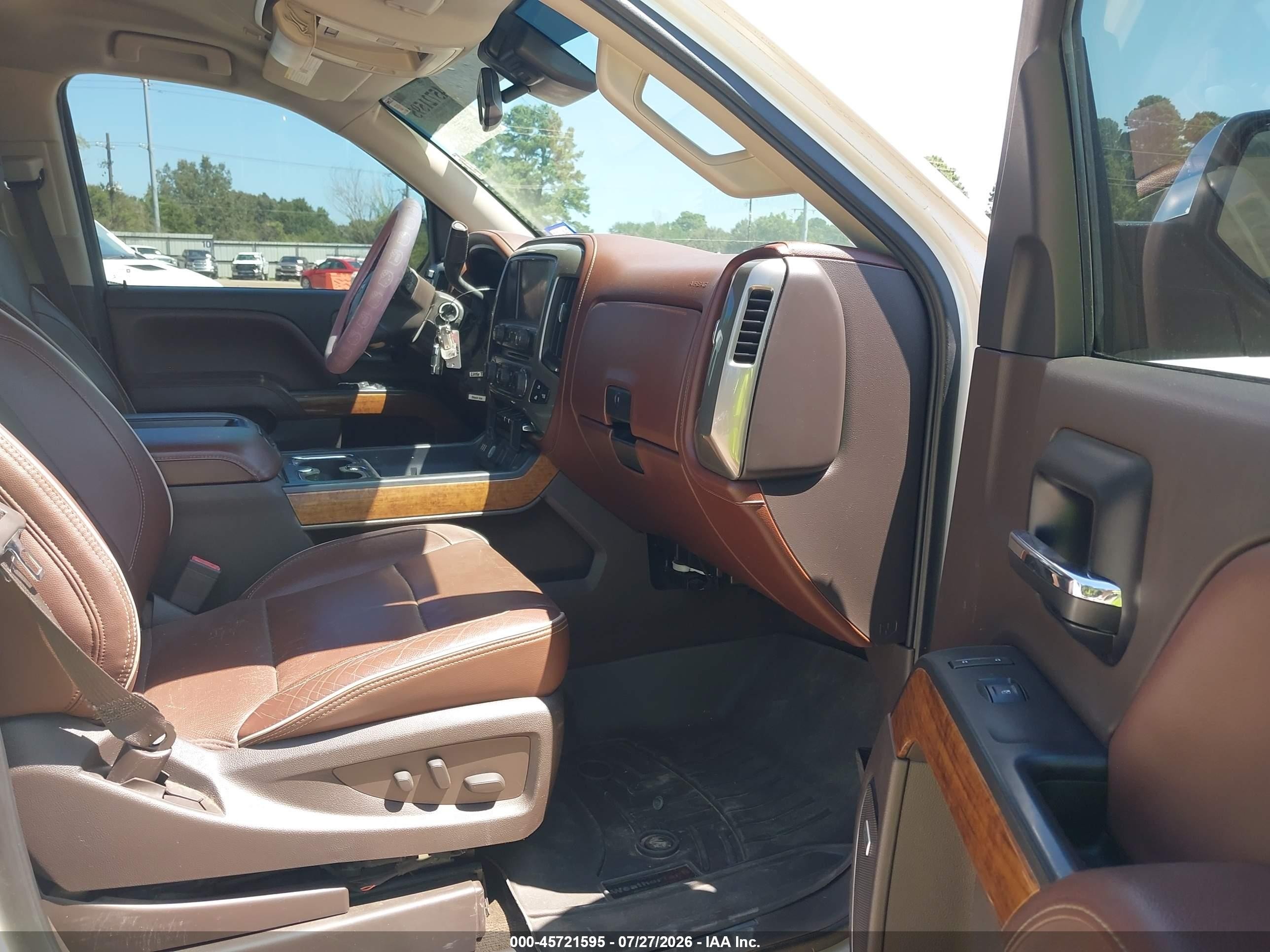 2014 Chevrolet Silverado 1500 High Country White vin: 3GCUKTEC5EG383484