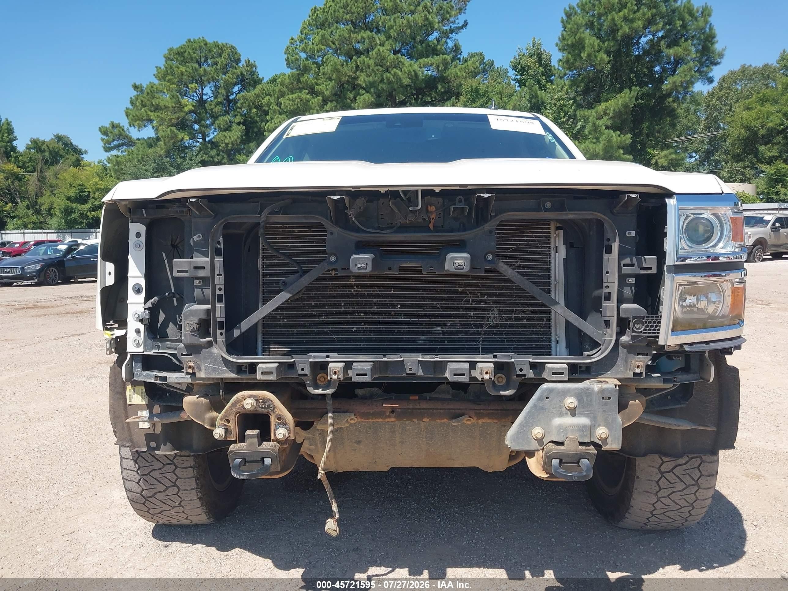 2014 Chevrolet Silverado 1500 High Country White vin: 3GCUKTEC5EG383484