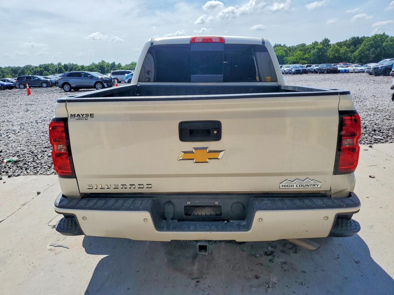 2015 Chevrolet Silverado K1500 High Country White vin: 3GCUKTEC5FG312464