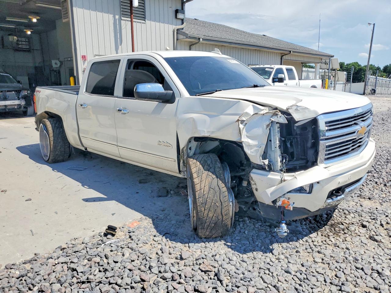 2015 Chevrolet Silverado K1500 High Country White vin: 3GCUKTEC5FG312464