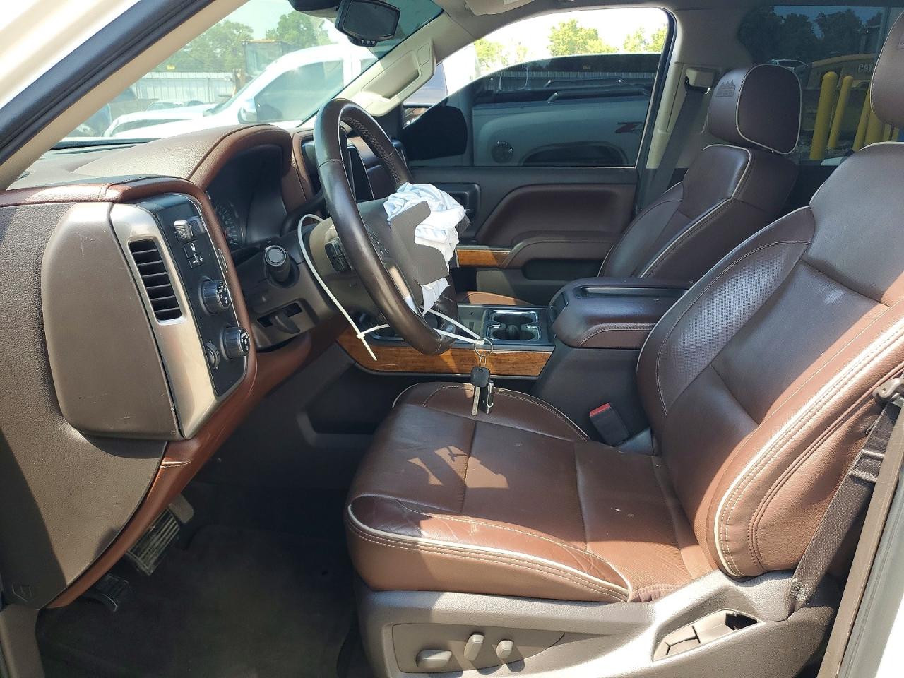 2015 Chevrolet Silverado K1500 High Country White vin: 3GCUKTEC5FG312464